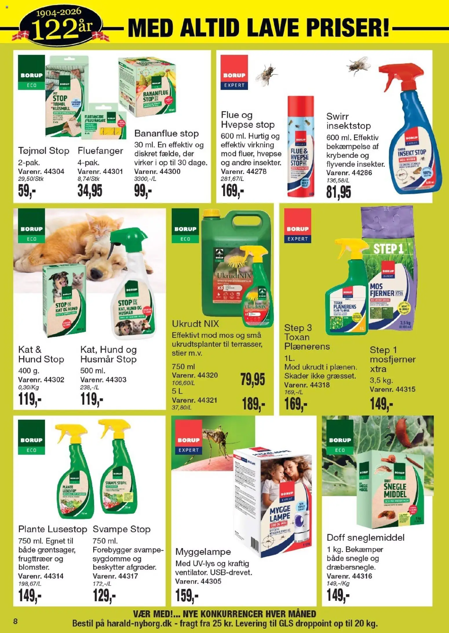 Harald Nyborg tilbudsavis – gyldig fra 09.04.2026 | Side: 8 | Produkter: Svampe, Lampe