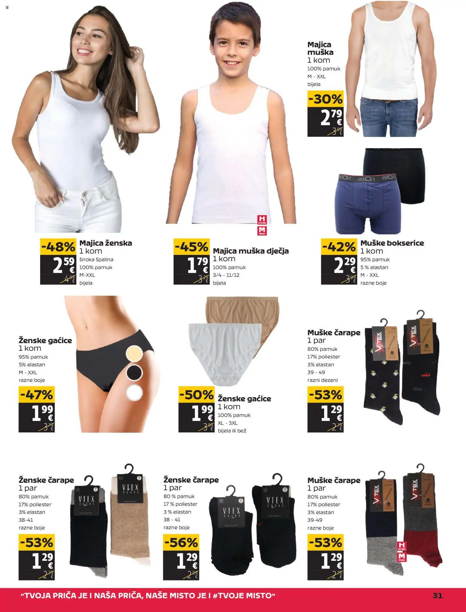 Tommy katalog | vrijedi od 05.02.2026 | Stranica: 31 | Proizvodi: Majica, Gaćice, Čarape, Bokserice