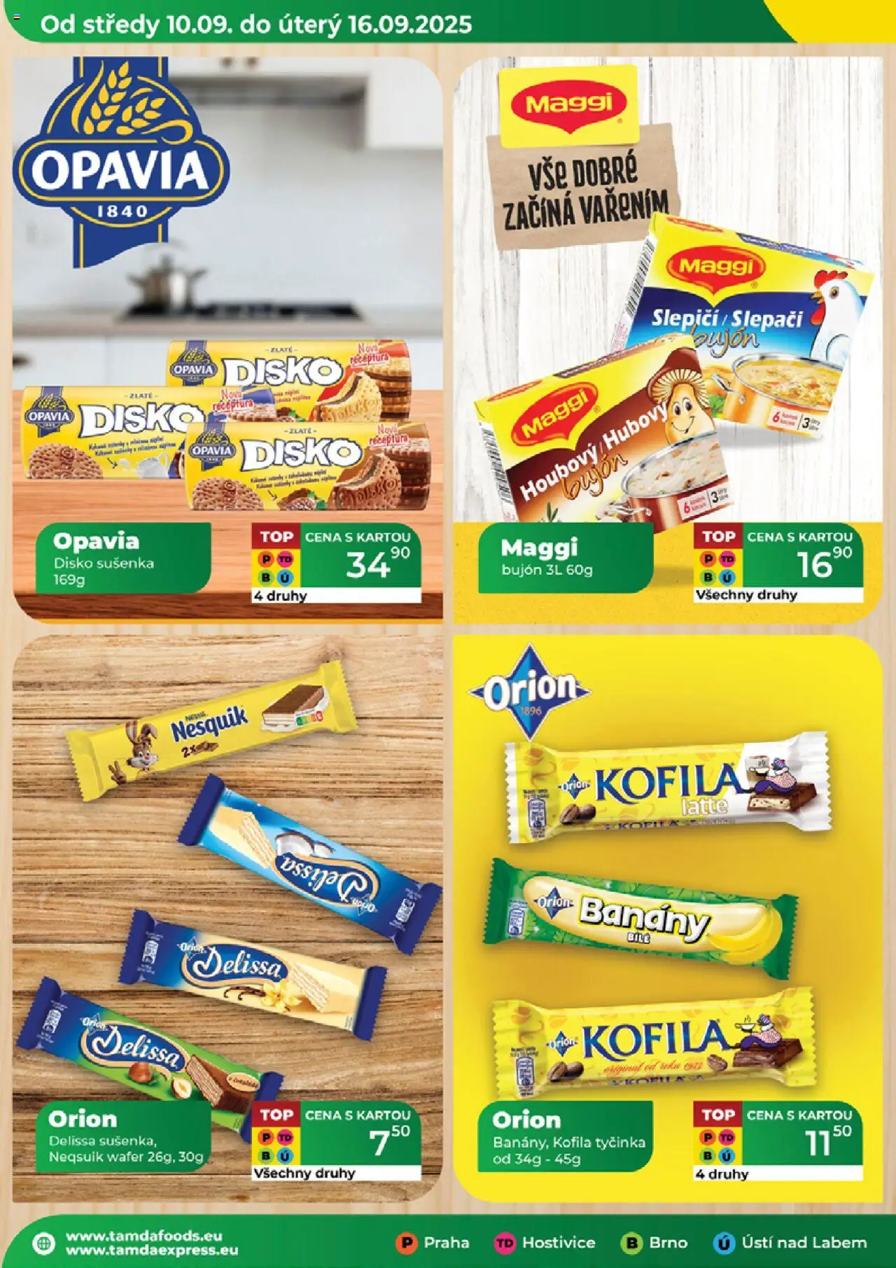 Tamda Foods leták od 10.09.2025 | Strana: 6 | Produkty: Nesquik, Bujón, Kofila, Mila