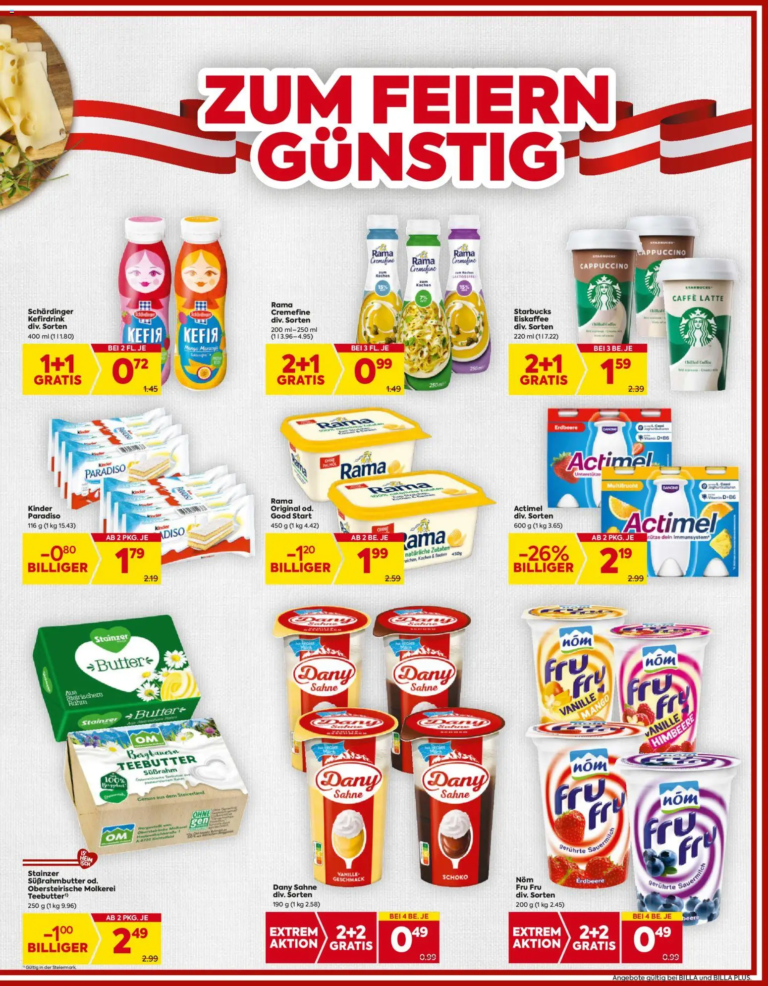 Billa Flugblatt - Steiermark  gültig ab 23.10.2025 | Seite: 7 | Produkte: Mango, Himbeere, Milch, Butter