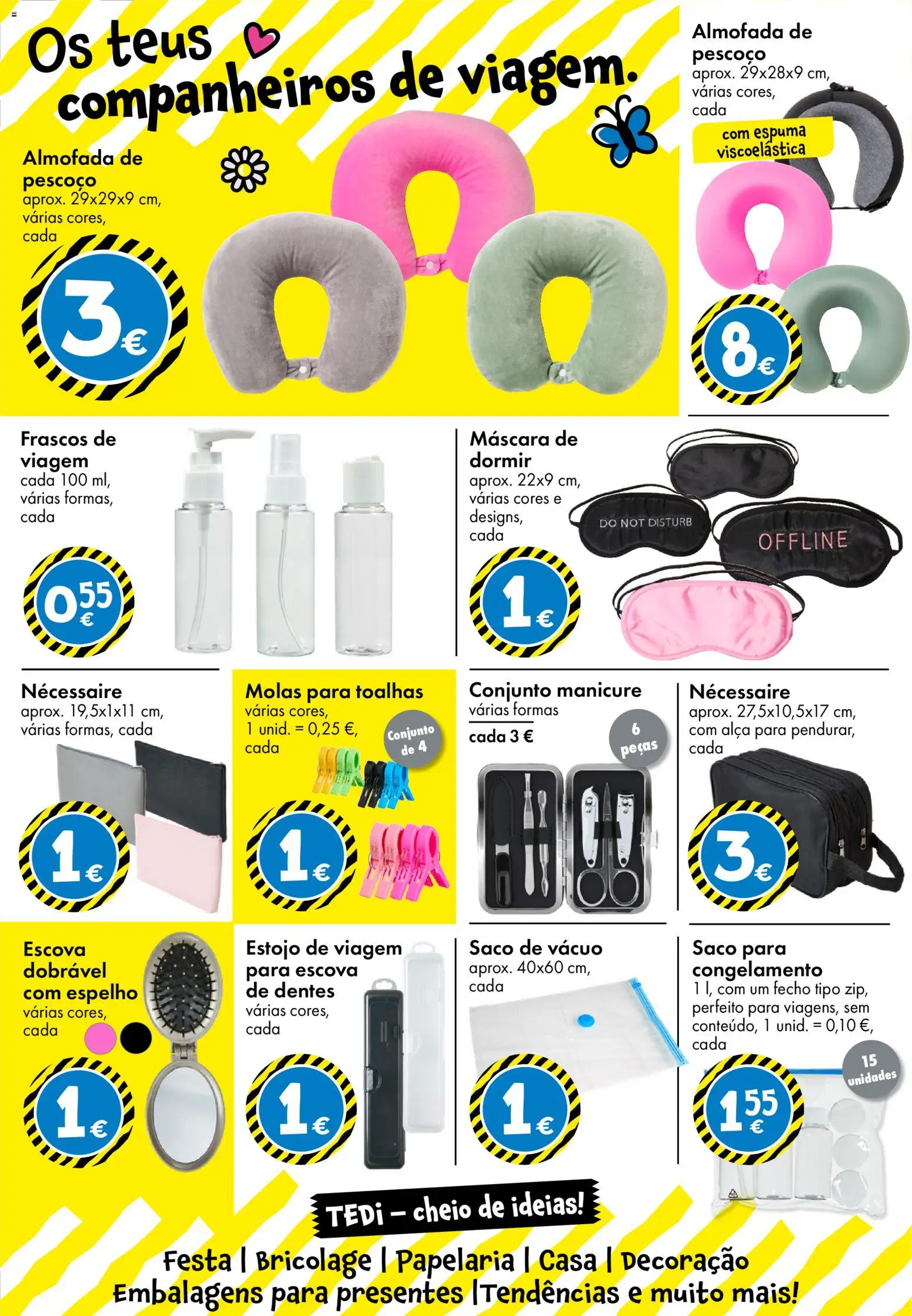 TEDi folheto │ válido de 06.03.2026 | Página: 39 | Produtos: Necessaire, Almofada, Espelho