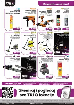 Tri O katalog - pregled Tri O kataloga - važi od 15.11.2025 | Strana: 4 | Proizvode: Usisivač, Set alata, Bušilica, Baterije