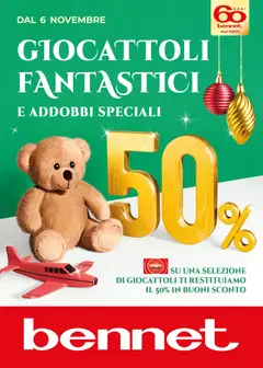 Anteprima del volantino bennet Giocattoli catalogo valido a partire dal 06.11.2025