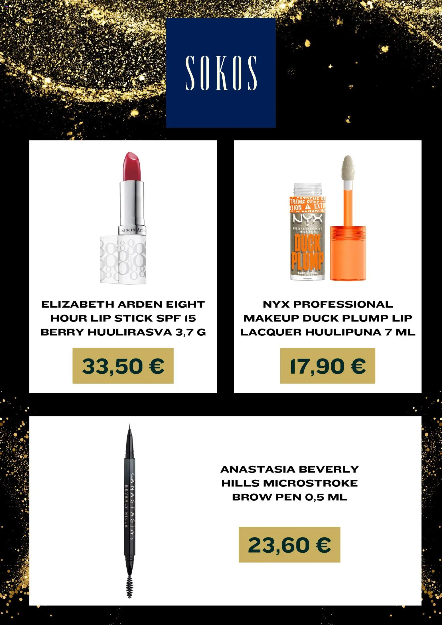 Sokos - Black Friday – voimassa 17.11.2025 alkaen | Sivu: 4 | Tuotteet: Huulipuna, Huulirasva