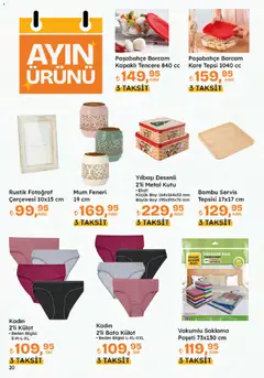 06.11.2025 tarihinden itibaren geçerli olan Migros kataloğu önizlemesi | Sayfa: 106 | Ürünler: Kutu, Külot, Tepsi