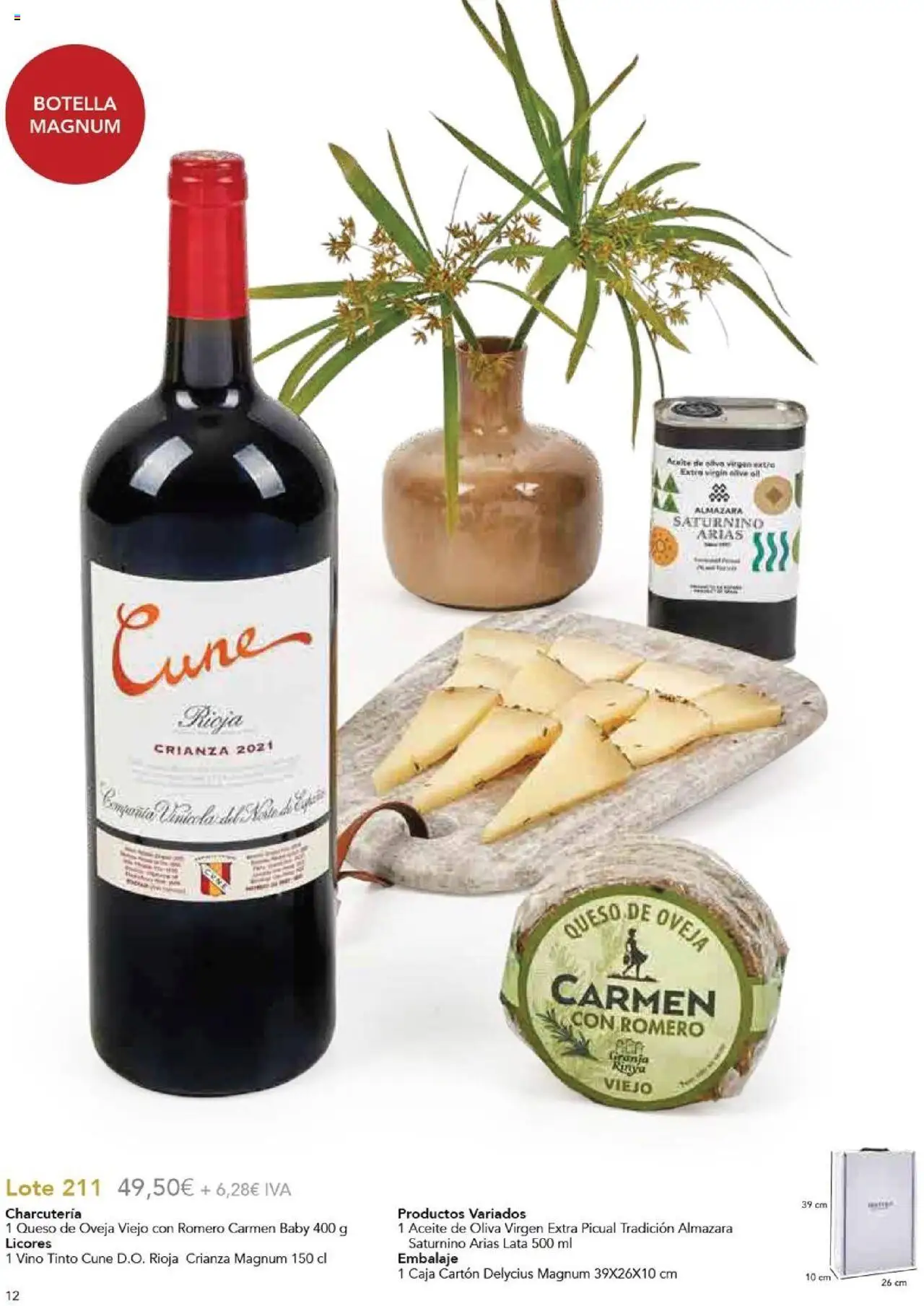 E.Leclerc Regalos de Navidad 2025 │ válido desde el 10.10.2025 | Página: 14 | Productos: Queso, Aceite, Vino, Aceite de oliva