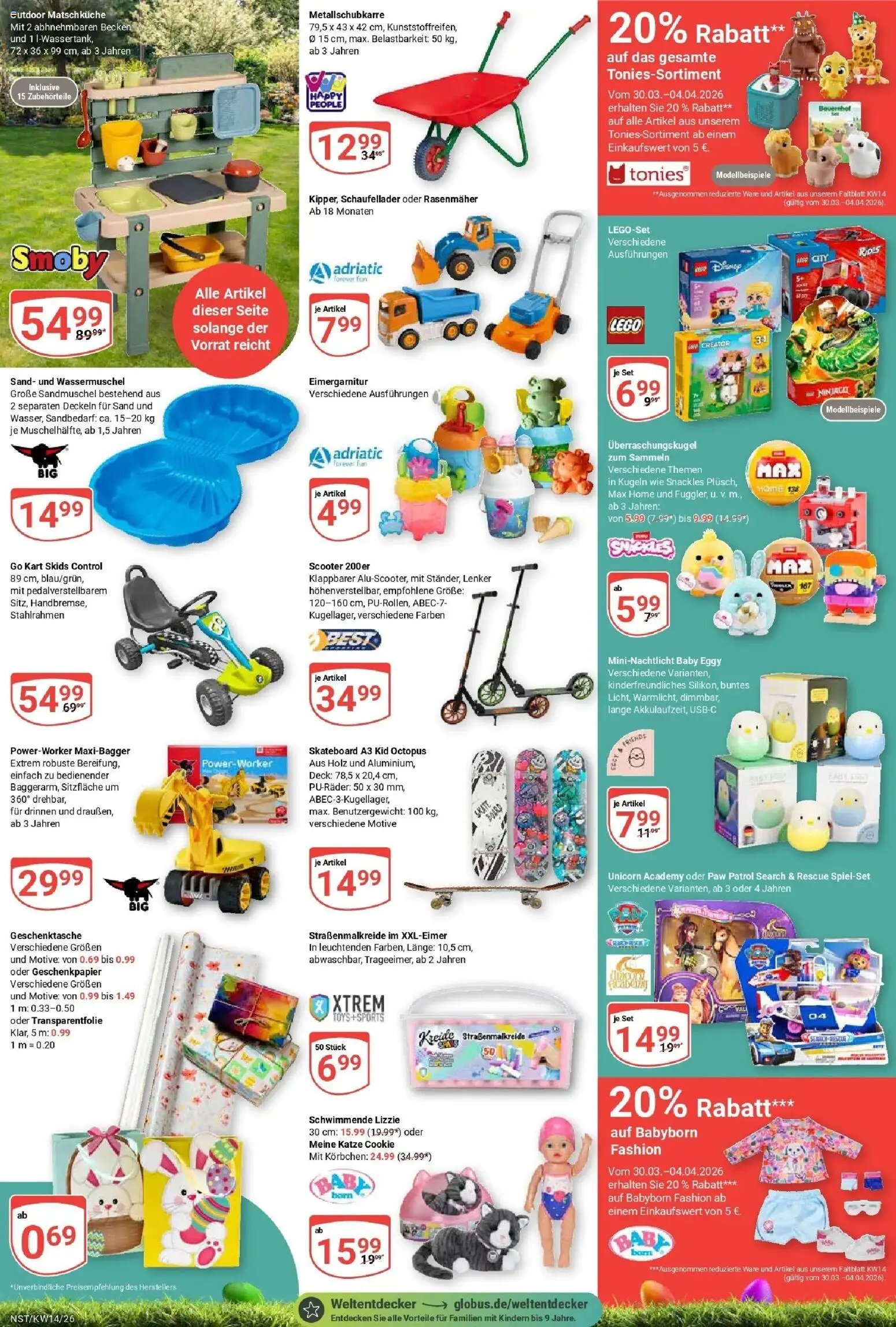 Globus prospekt Neustadt	 – gültig ab 30.03.2026 | Seite: 26 | Produkte: Rasenmäher, Scooter