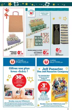Super U - Prévisualisation de Super U - Noël à prix bas valide à partir de 02.12.2025 | Page: 19 | Produits: Sac, Papier cadeau, Thé