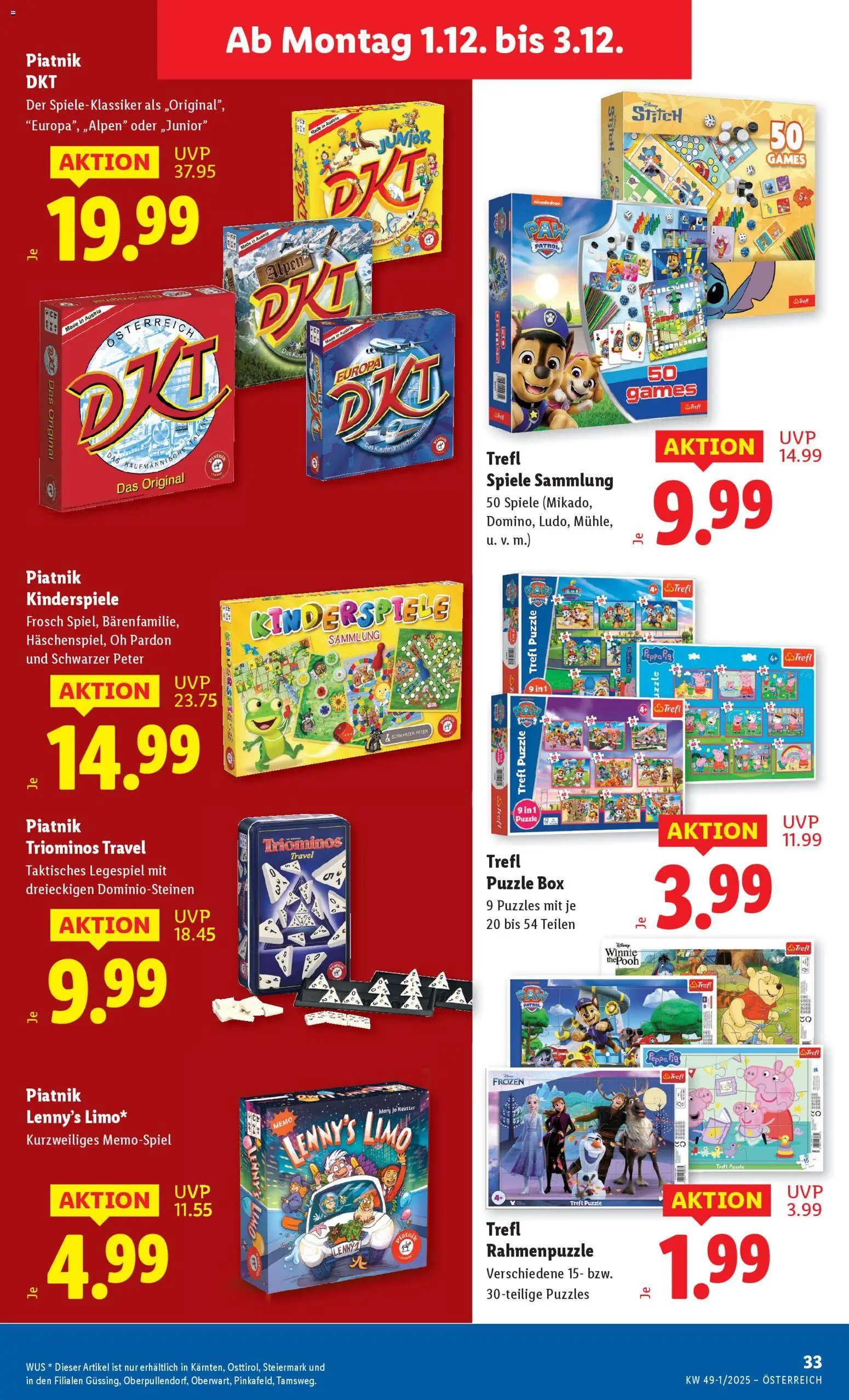 Lidl Flugblatt - Oberpullendorf, Güssing, Oberwart gültig ab 27.11.2025 | Seite: 37 | Produkte: Box