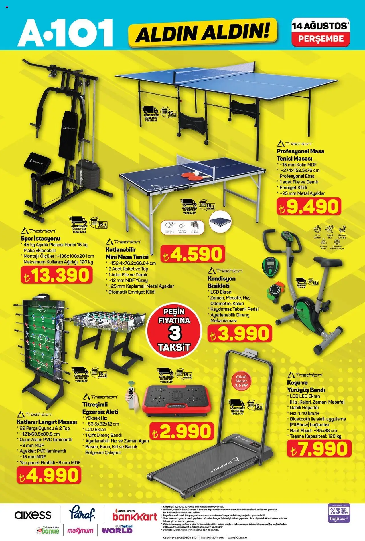 A101 Katalog Aldın Aldın - 14.08.2025 tarihinden itibaren geçerlidir | Sayfa: 9 | Ürünler: Masa, Oyuncu, Oyun, Bant