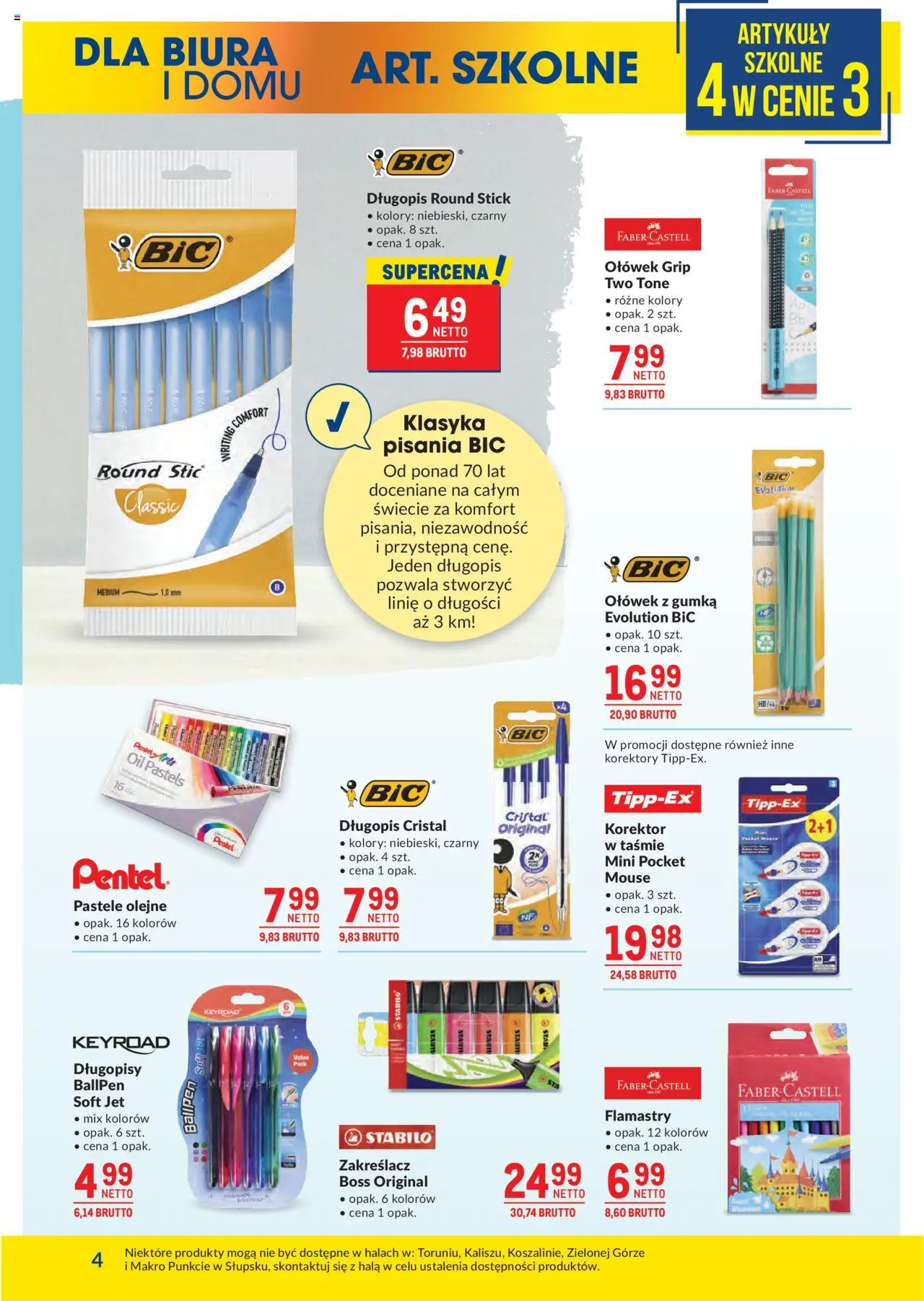 Makro Gazetka od 19.08.2025 | Strona: 4 | Produkty: Korektor