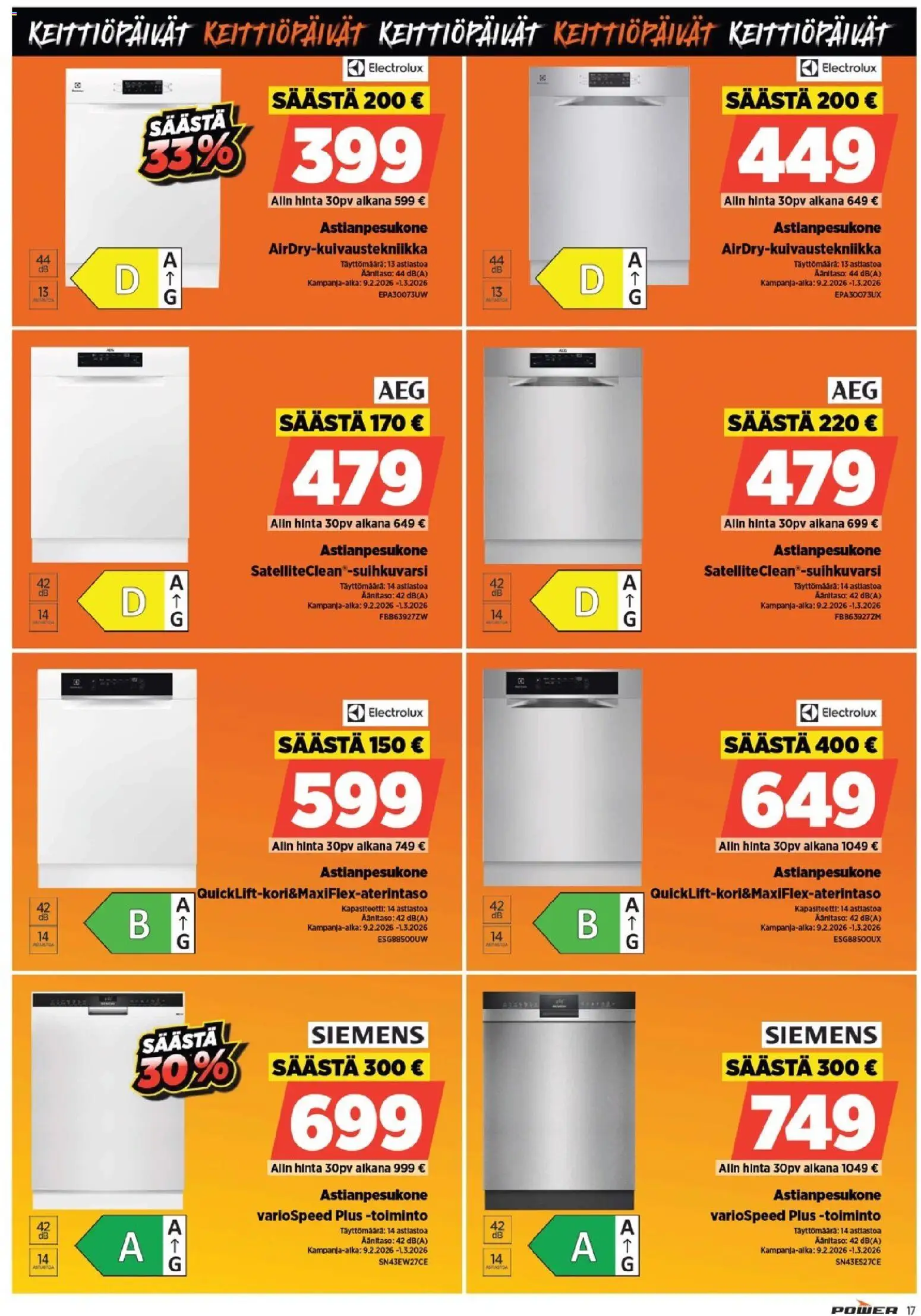 Power - POWER HINTAAN Viikon mainoslehti – voimassa 12.02.2026 alkaen | Sivu: 17