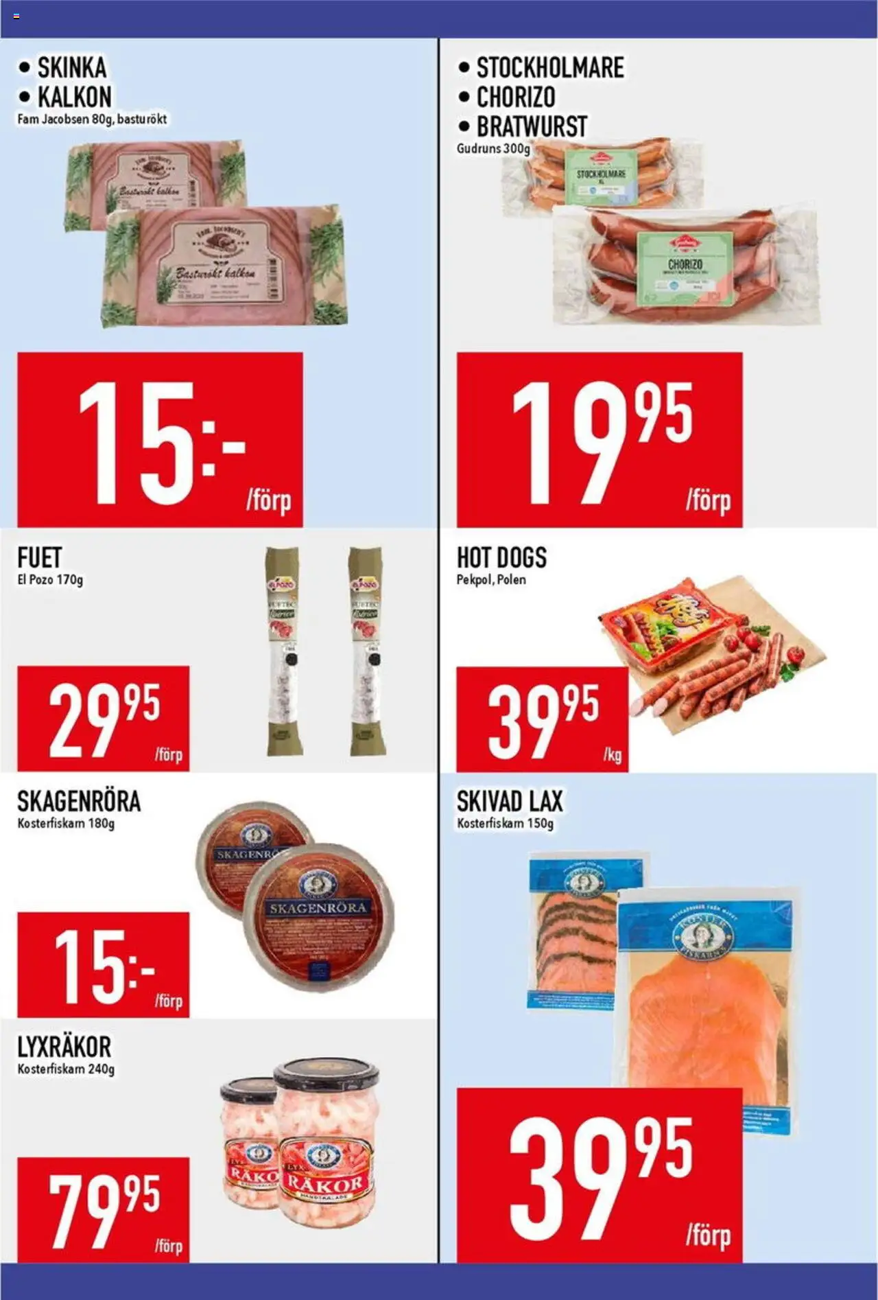Matdax reklamblad aktuell från 25.08.2025 | Sida: 13 | Produkter: Lax, Skinka, Kalkon, Chorizo