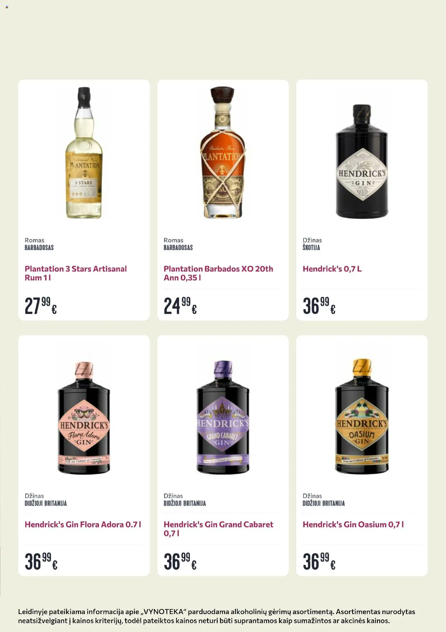 VYNOTEKA akcijos nuo 29.12.2025 | Puslapis: 13 | Prekių: Džinas