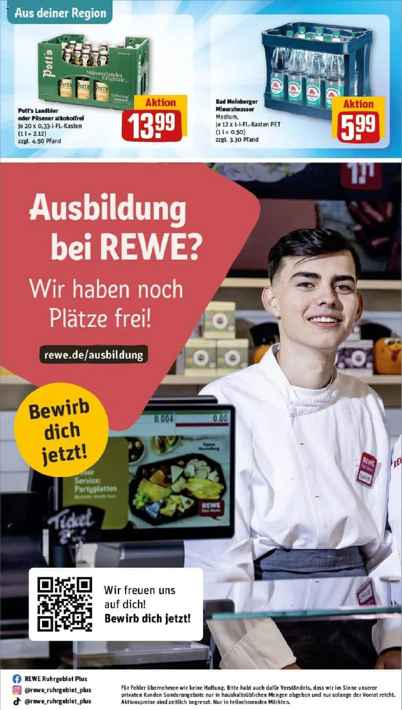 Rewe prospekt Ascheberg	 - gültig ab dem 27.07.2025 | Seite: 33 | Produkte: Bad, Mineralwasser