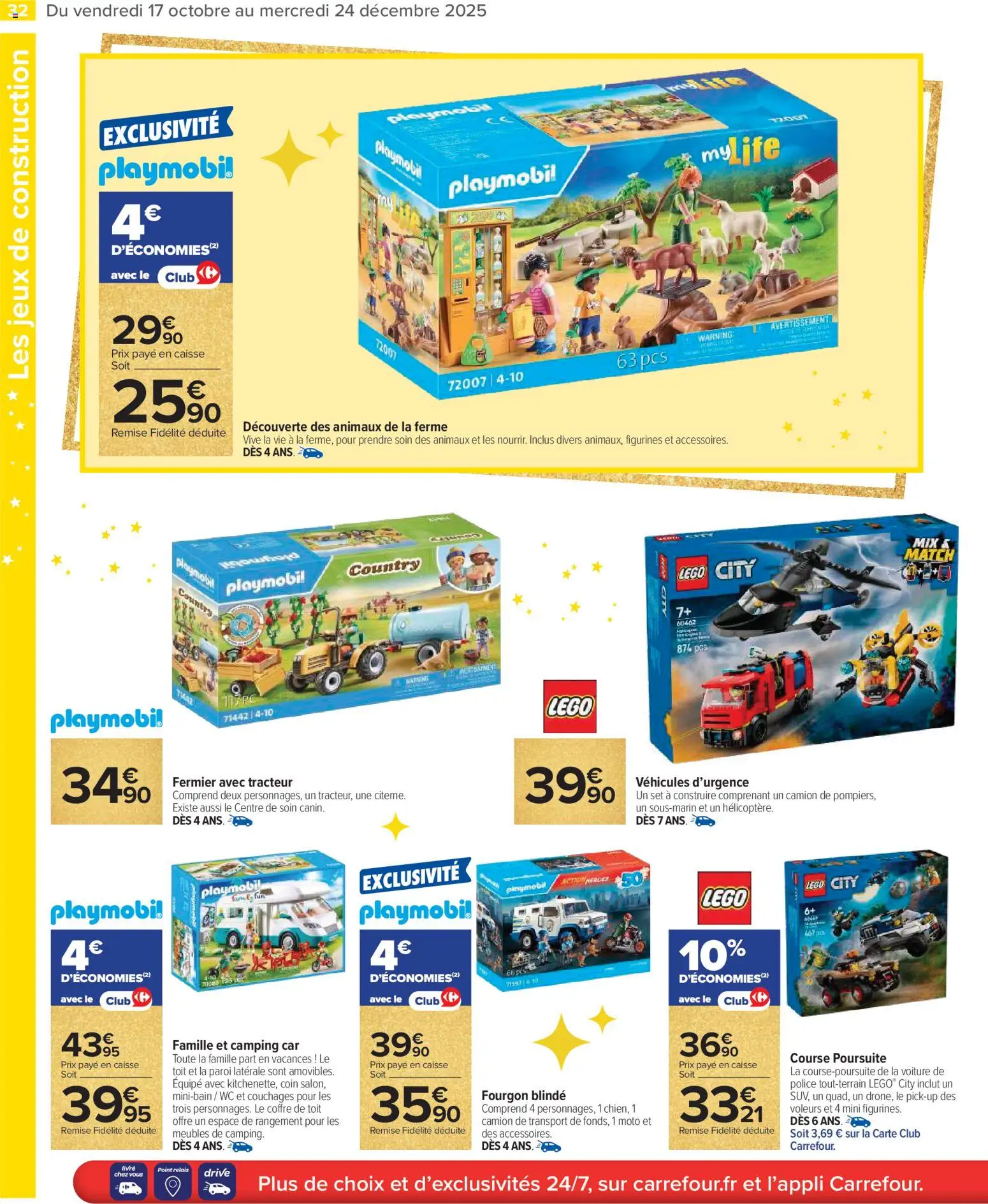 {H1} | Page: 32 | Produits: Légo, Playmobil, Jeux, Figurines