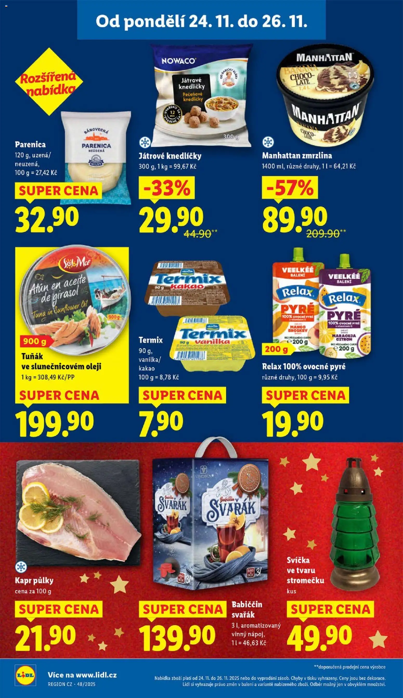 Lidl Black Friday od 24.11.2025 | Strana: 30 | Produkty: Maracuja, Zmrzlina Manhattan, Manhattan, Citron