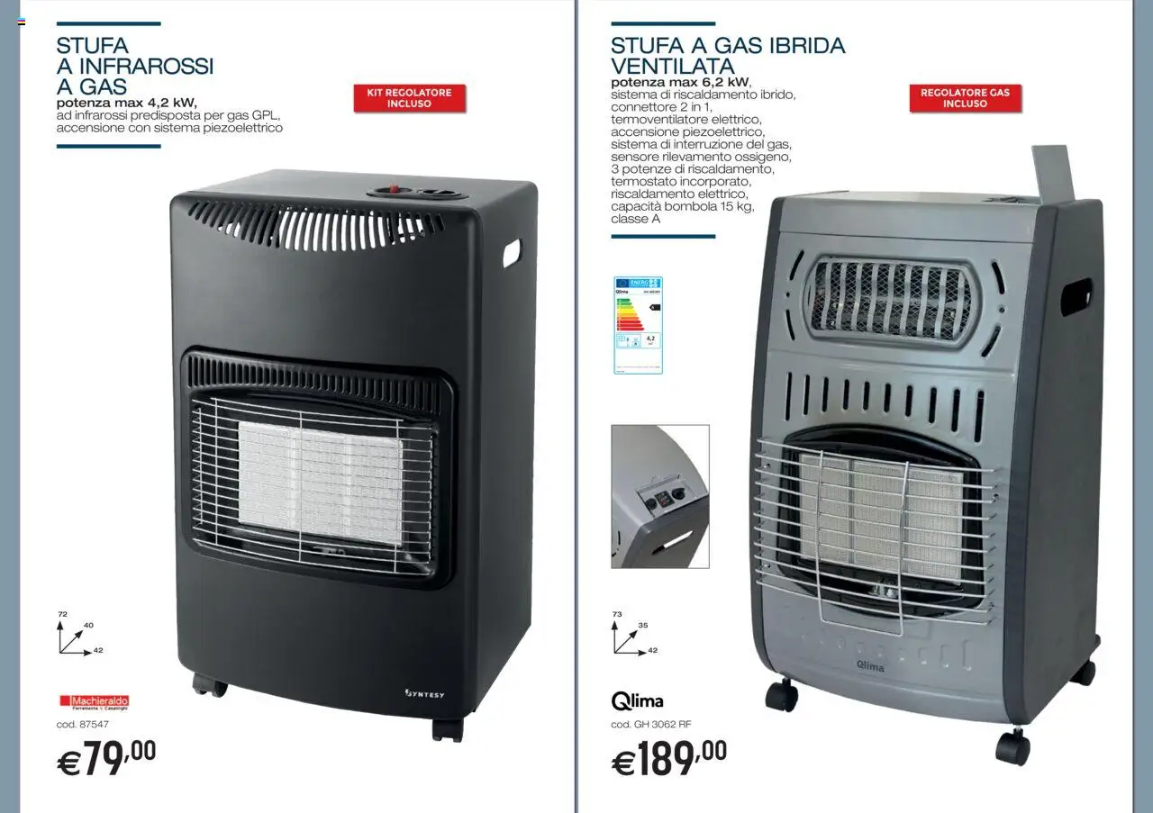 Volantino Brico OK del 11.09.2025 | Pagina: 10 | Prodotti: Stufa, Connettore, Stufa a gas