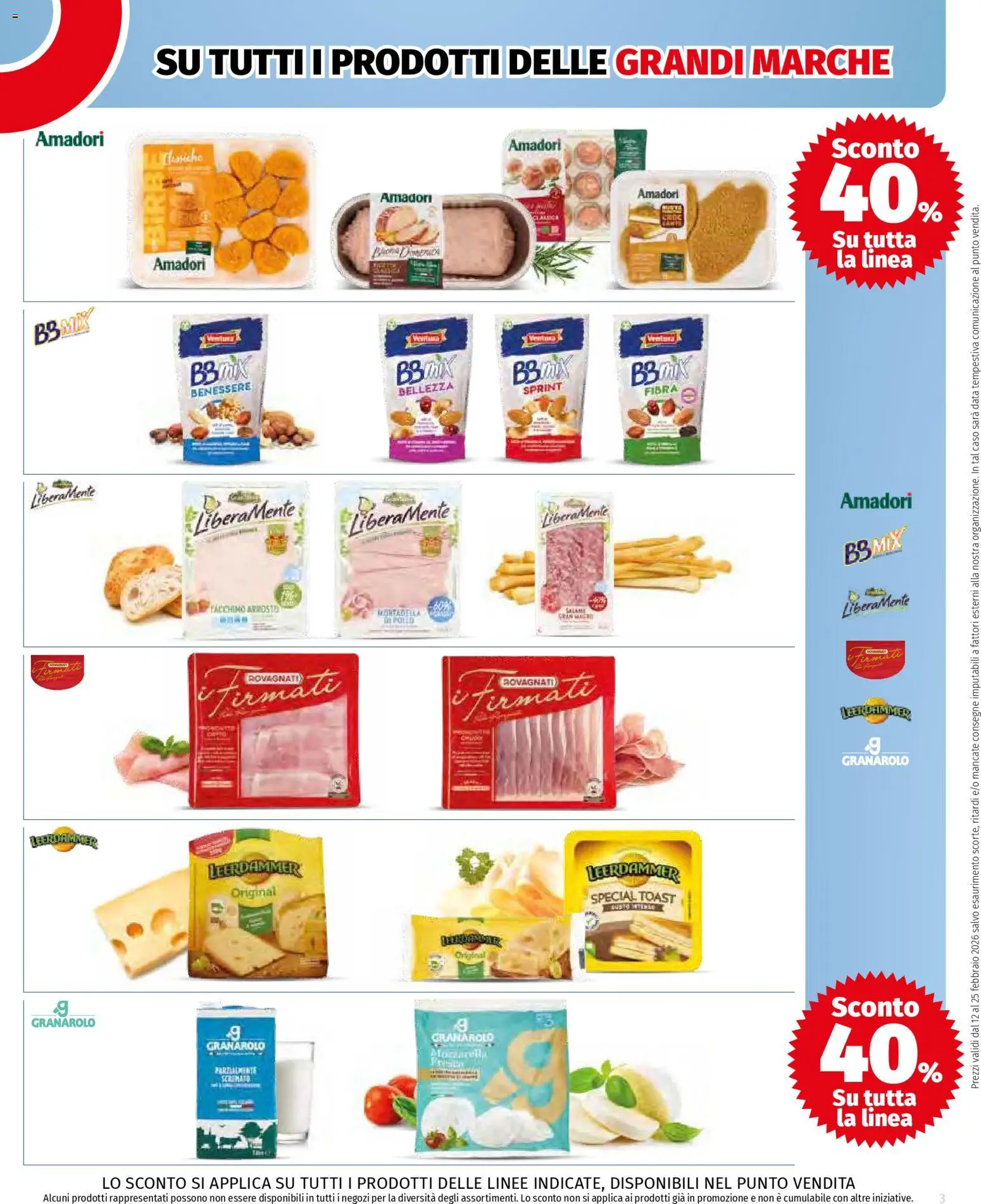 Volantino COOP del 12.02.2026 | Pagina: 3 | Prodotti: Arrosto, Tacchino, Mortadella