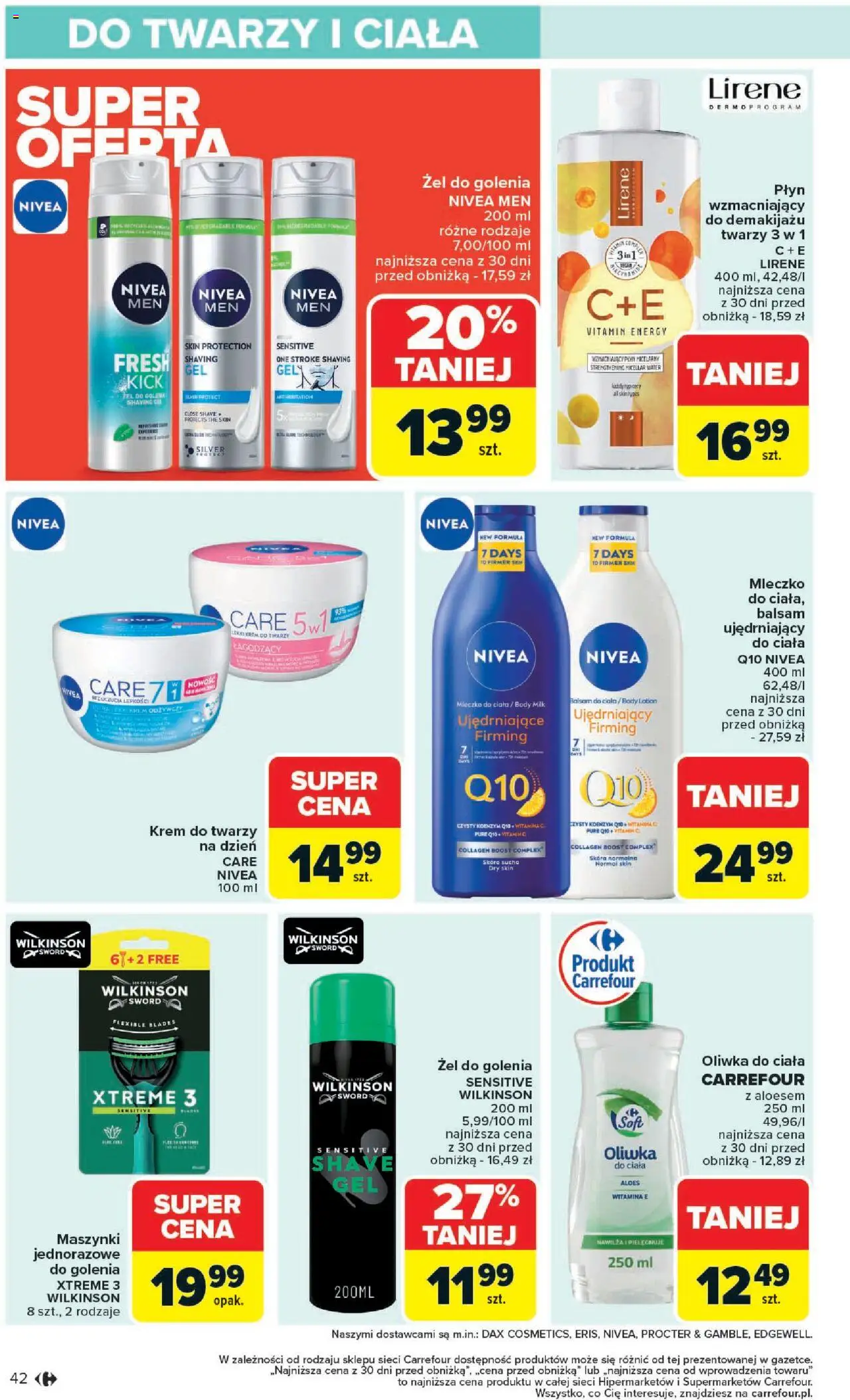 Carrefour Gazetka od 20.10.2025 | Strona: 44 | Produkty: Body, Mleczko do ciała, Lotion, Krem do twarzy