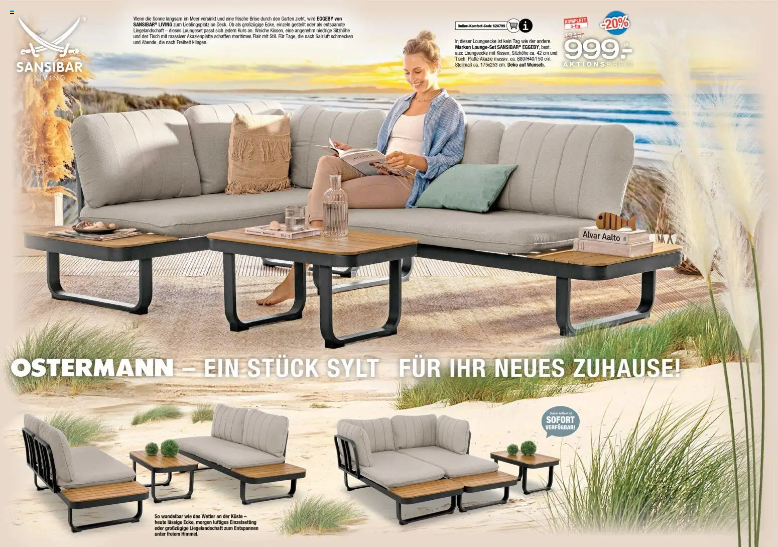Ostermann Prospekt Gartenmöbel – gültig ab 16.04.2026 | Seite: 3 | Produkte: Tisch