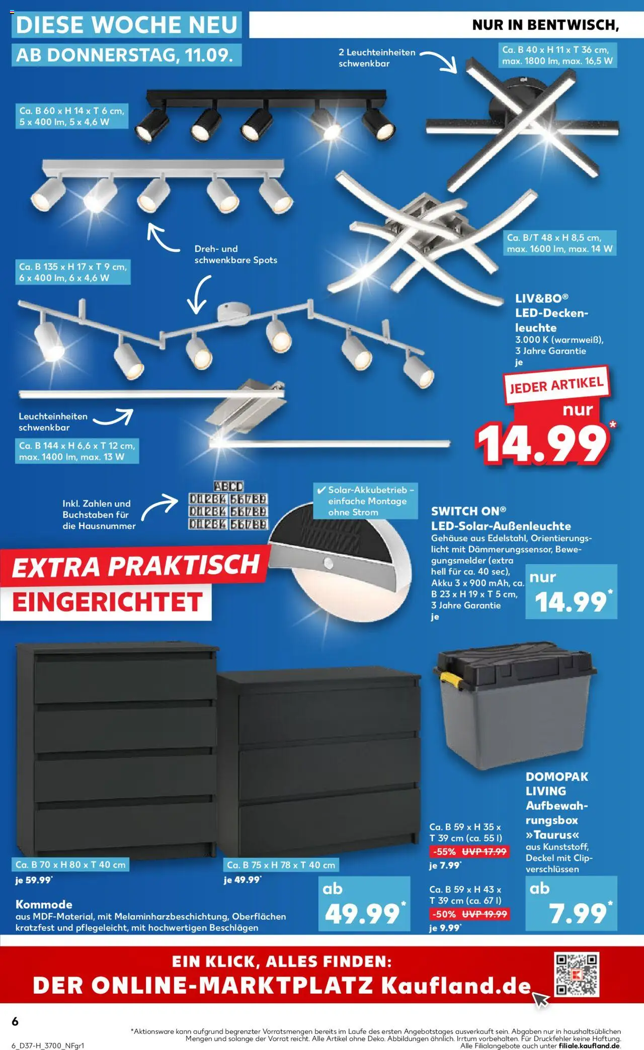 Kaufland prospekt Rostock	 – gültig ab 11.09.2025 | Seite: 6 | Produkte: Kommode, Box