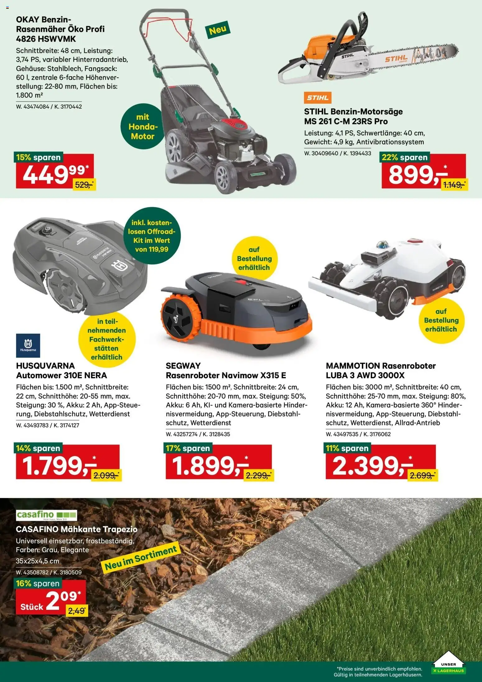 Lagerhaus Wochen Angebote gültig ab 16.03.2026 | Seite: 5 | Produkte: Gewicht, Rasenmäher