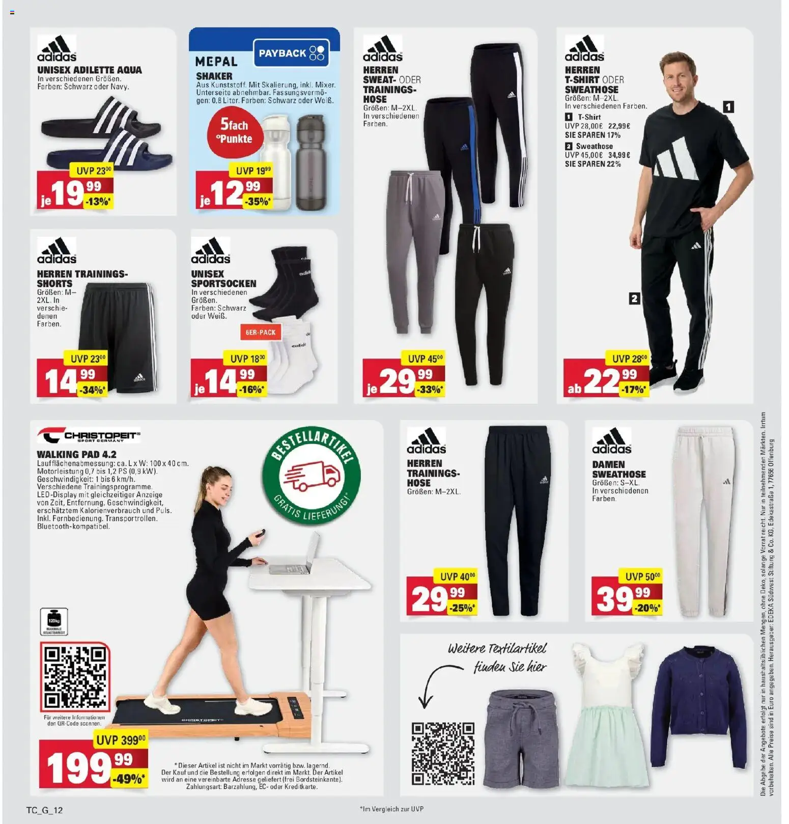 Marktkauf Prospekt Weil Am Rhein	 – gültig ab 30.03.2026 | Seite: 38 | Produkte: Sweathose, Walking, Hose