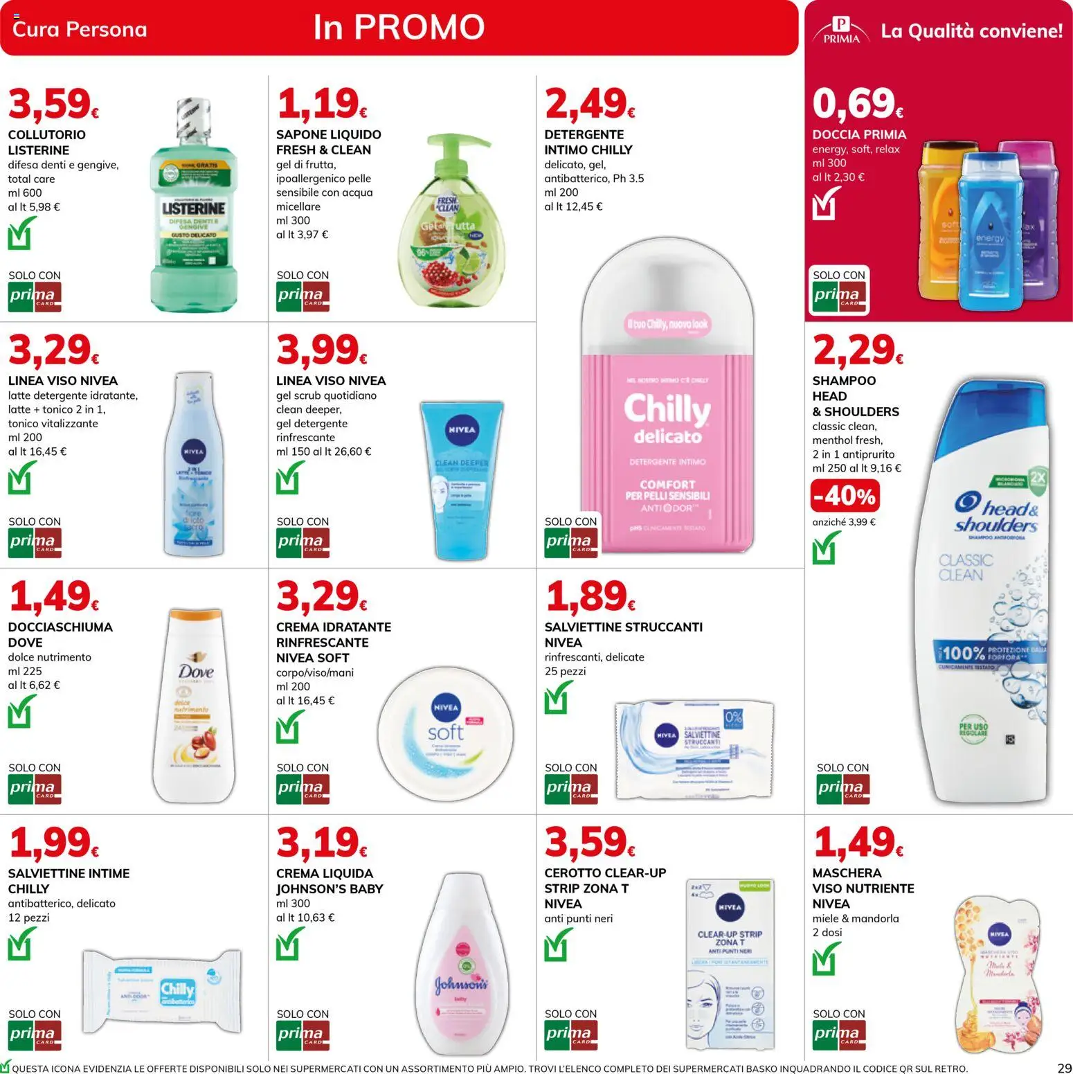 Volantino Basko del 28.10.2025 | Pagina: 29 | Prodotti: Crema, Scrub, Frutta, Doccia