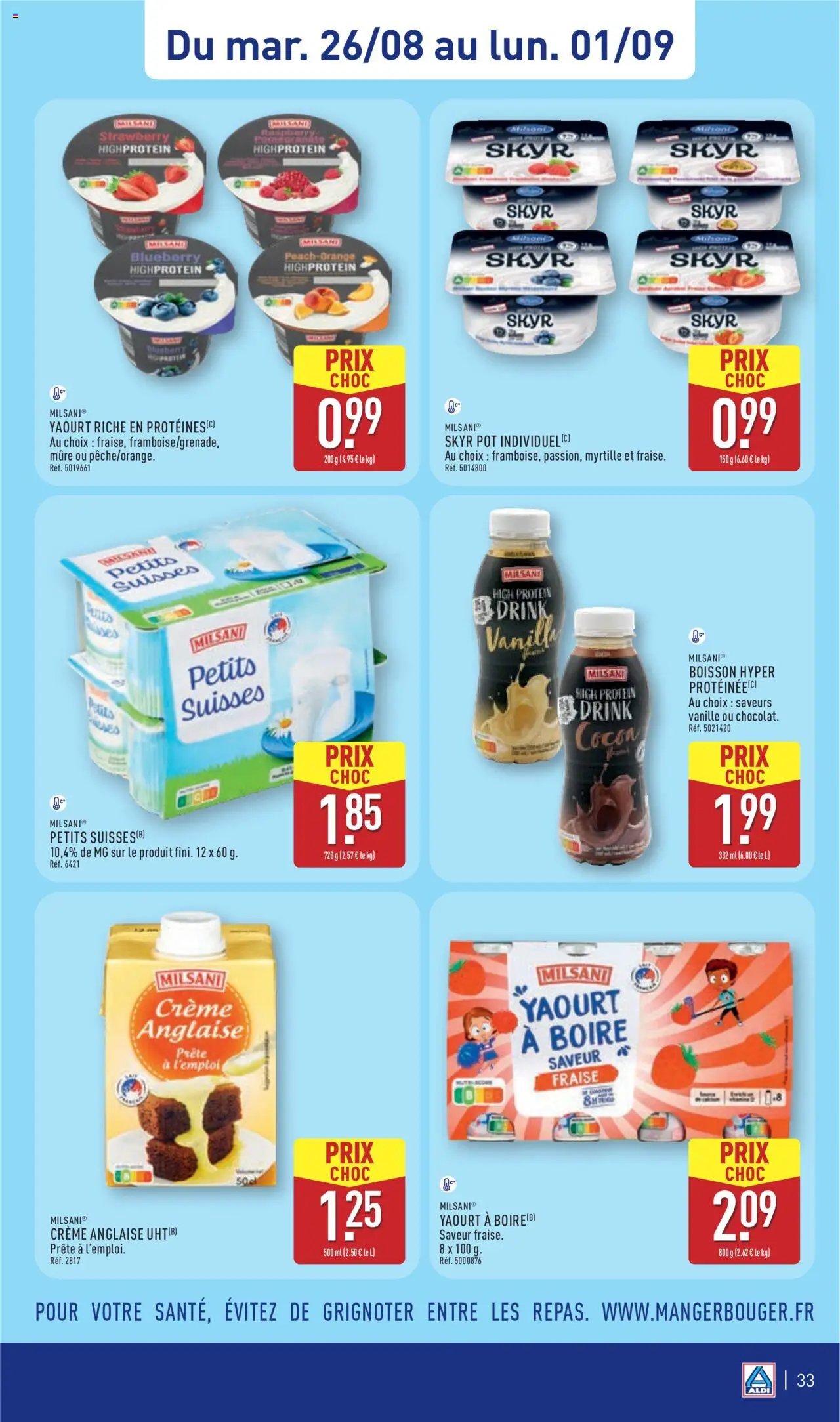  | Page: 36 | Produits: Crème anglaise, Fraise, Skyr, Crème