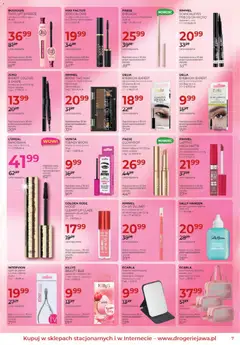 Pogląd oferty "Jawa gazetka" - ważna od 02.04.2026 | Strona: 7 | Produkty: Gąbka do makijażu, Eyeliner, Błyszczyk, Torebki