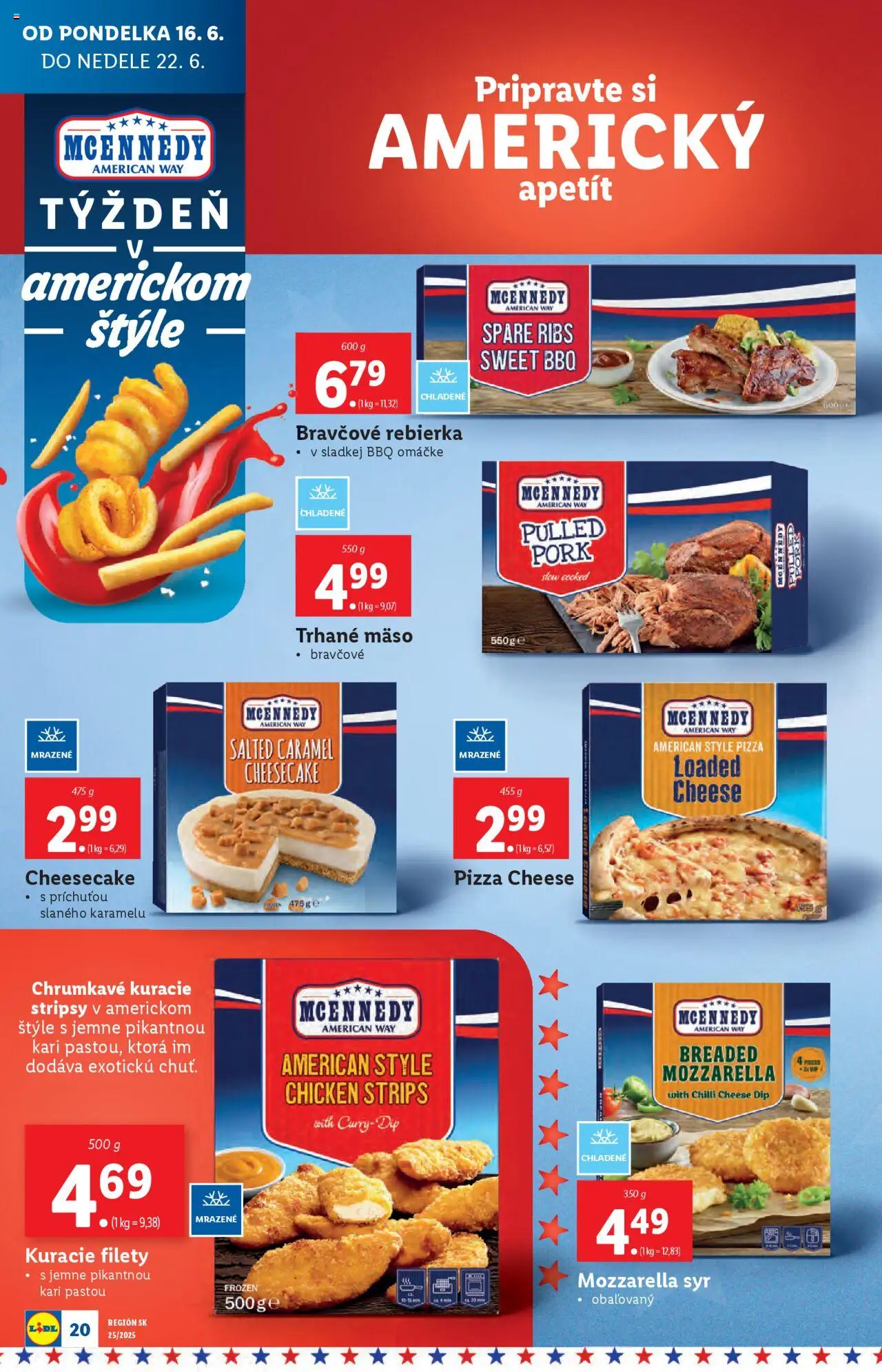 Lidl leták │ platný od 16.06.2025 | Strana: 24 | Produkty: Syr, Pizza, Mozzarella, Chilli