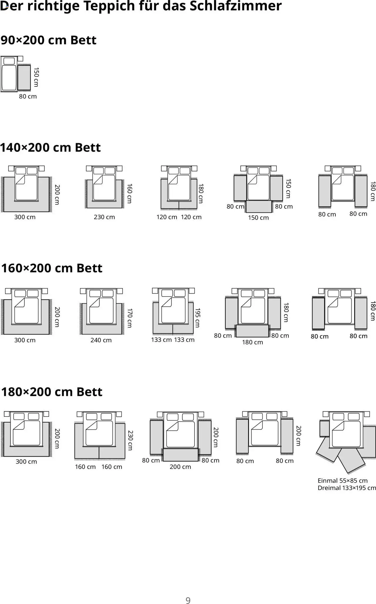 Ikea Teppich – gültig ab 10.07.2025 | Seite: 9 | Produkte: Bett, Teppich