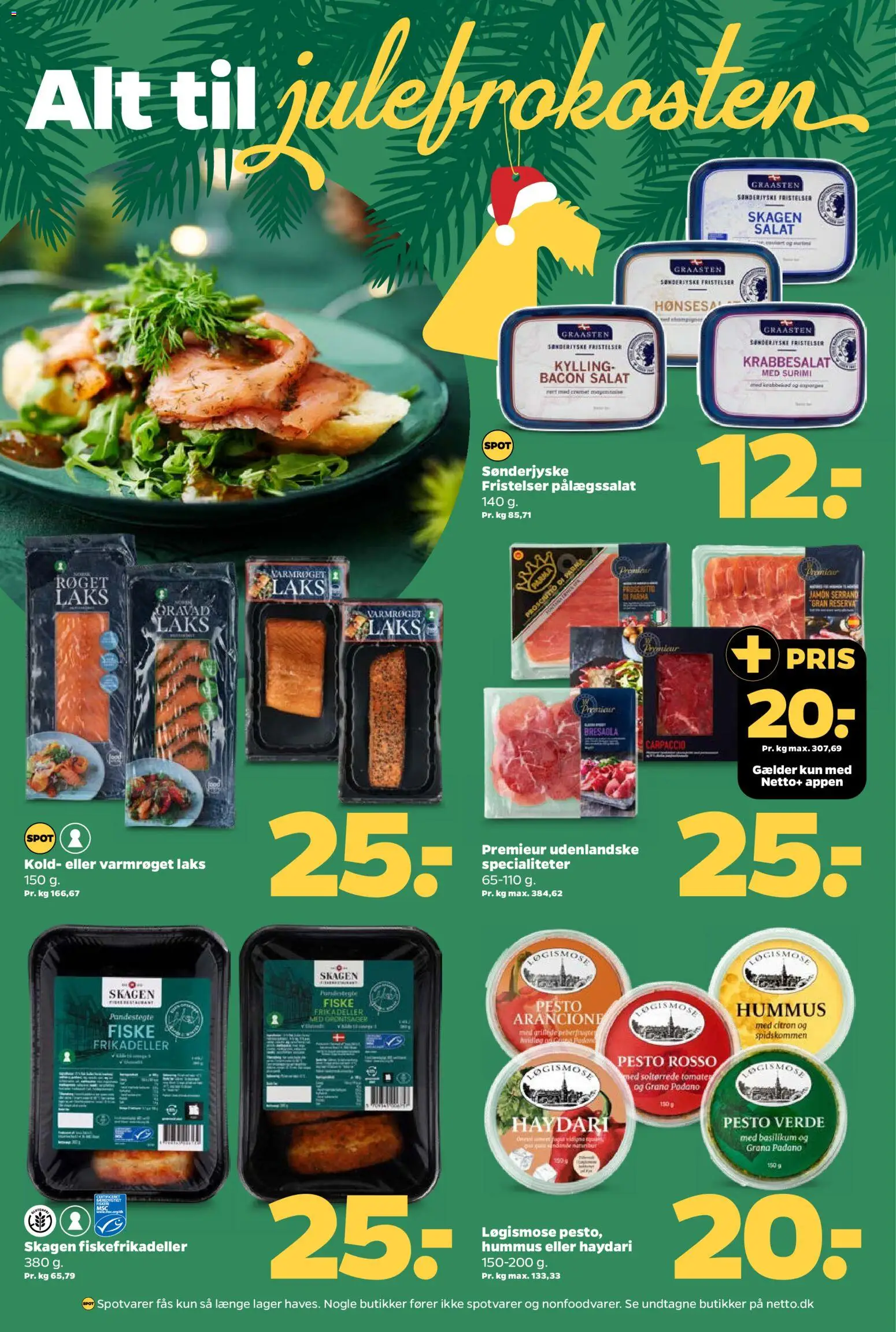 Netto tilbudsavis – gyldig fra 22.11.2025 | Side: 13 | Produkter: Tomater, Frikadeller, Bacon, Basilikum