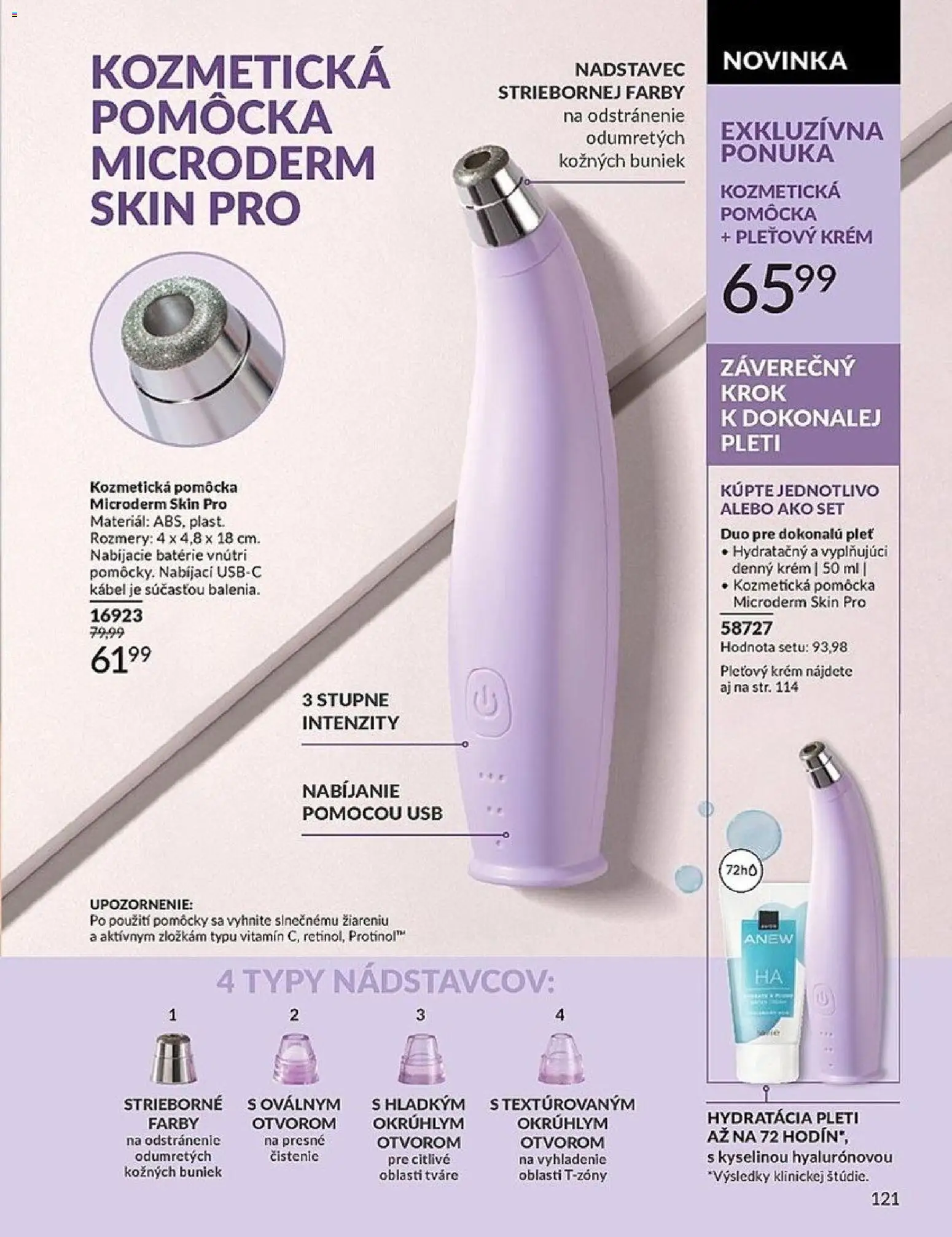 Nové Avon akcie – leták je platný od 01.02.2026 | Strana: 121 | Produkty: Krém, Kábel, USB