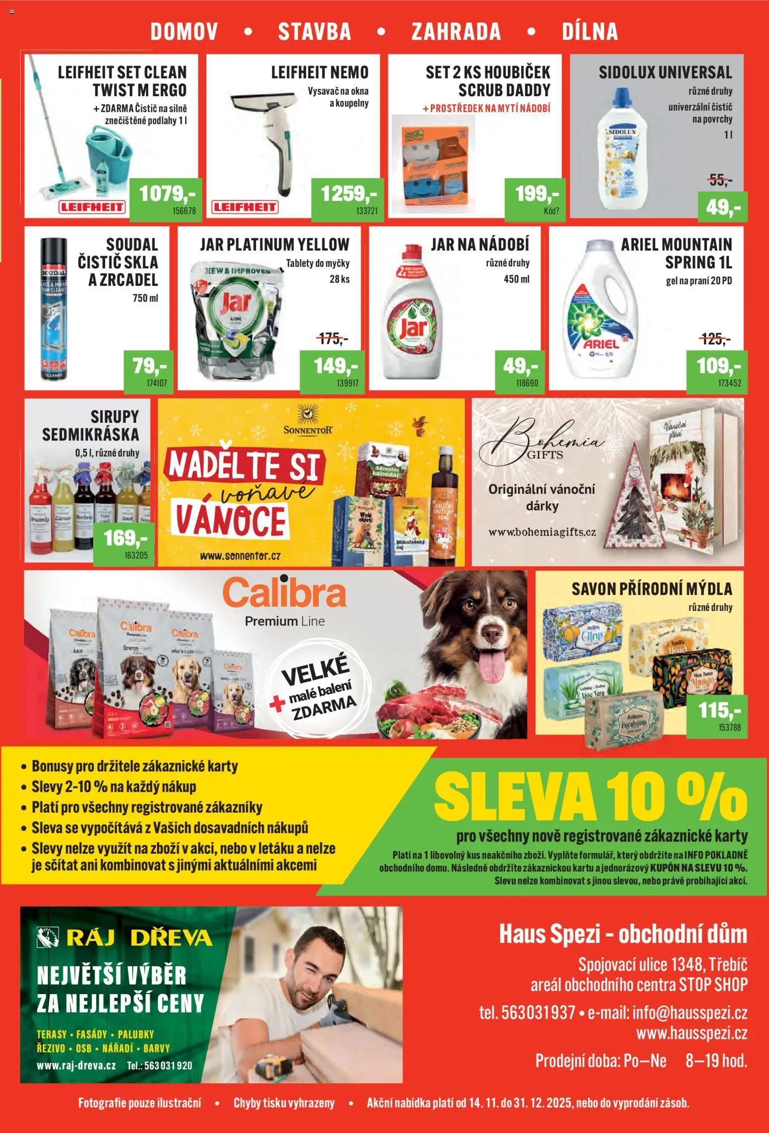 Haus Spezi leták od 14.11.2025 | Strana: 6 | Produkty: Zahrada, Leifheit, Ariel, Sidolux