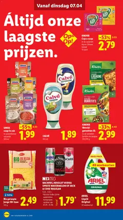 Lidl folder week 15 - Voorbeeld van een folder van Lidl, geldig van 07.04.2026 | Pagina: 19 | Producten: Kaas, Coke, Coca Cola, Lasagne
