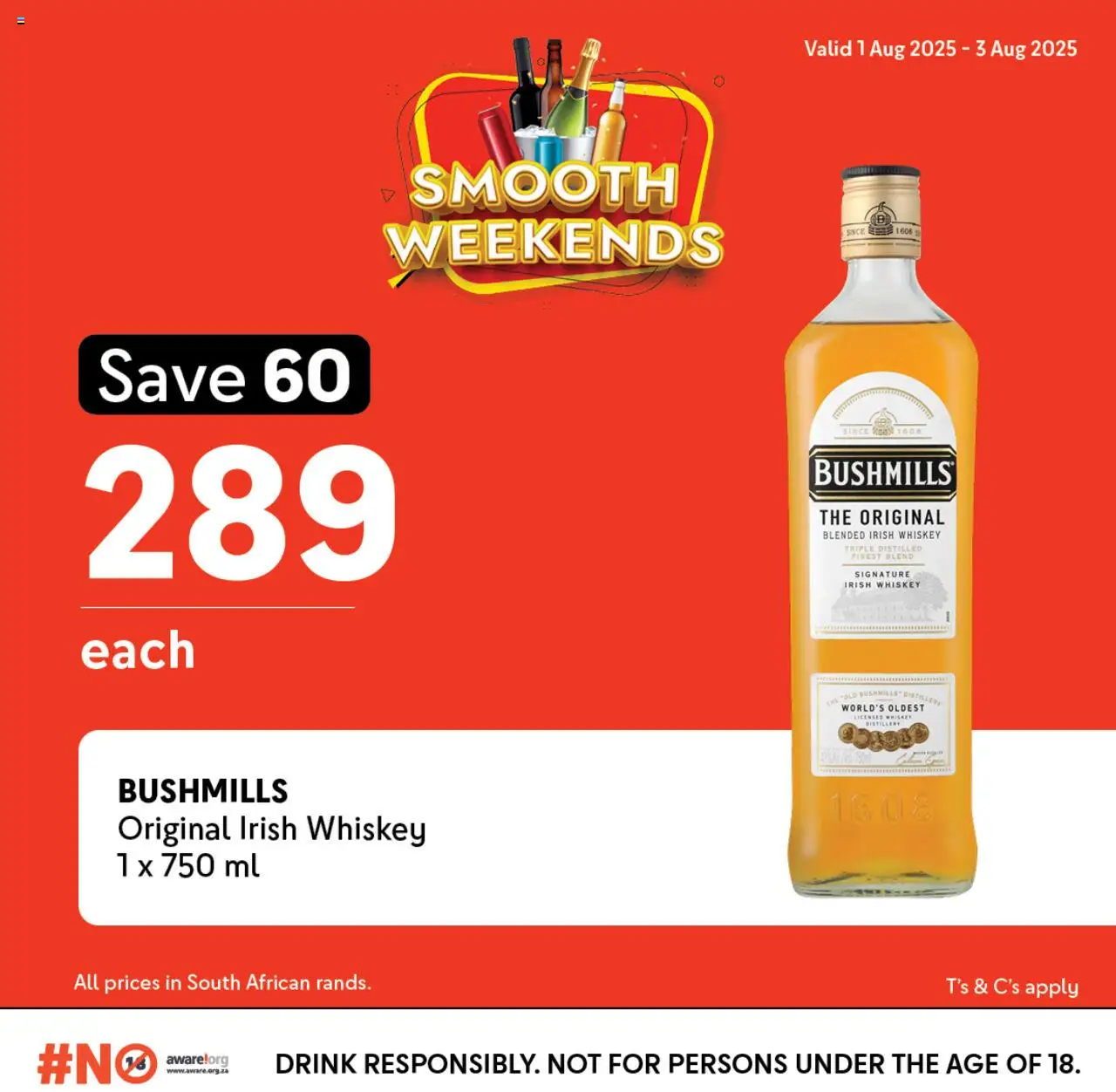 Makro Smooth Weekends │ valid from 01.08.2025 | Page: 9 | Products: Whiskey