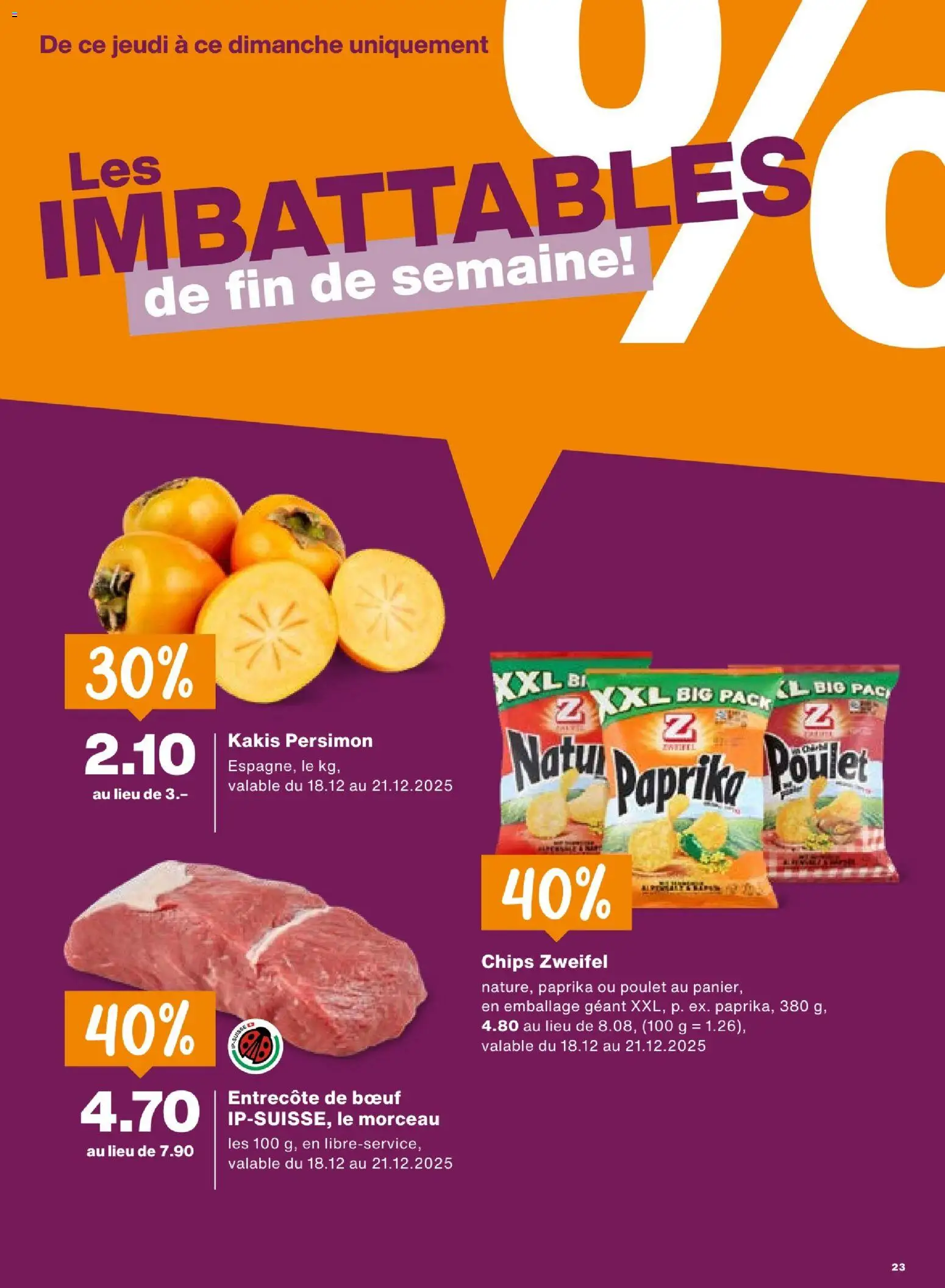 Migros Aktionen FR – gültig ab 16.12.2025 | Seite: 23 | Produkte: Chips
