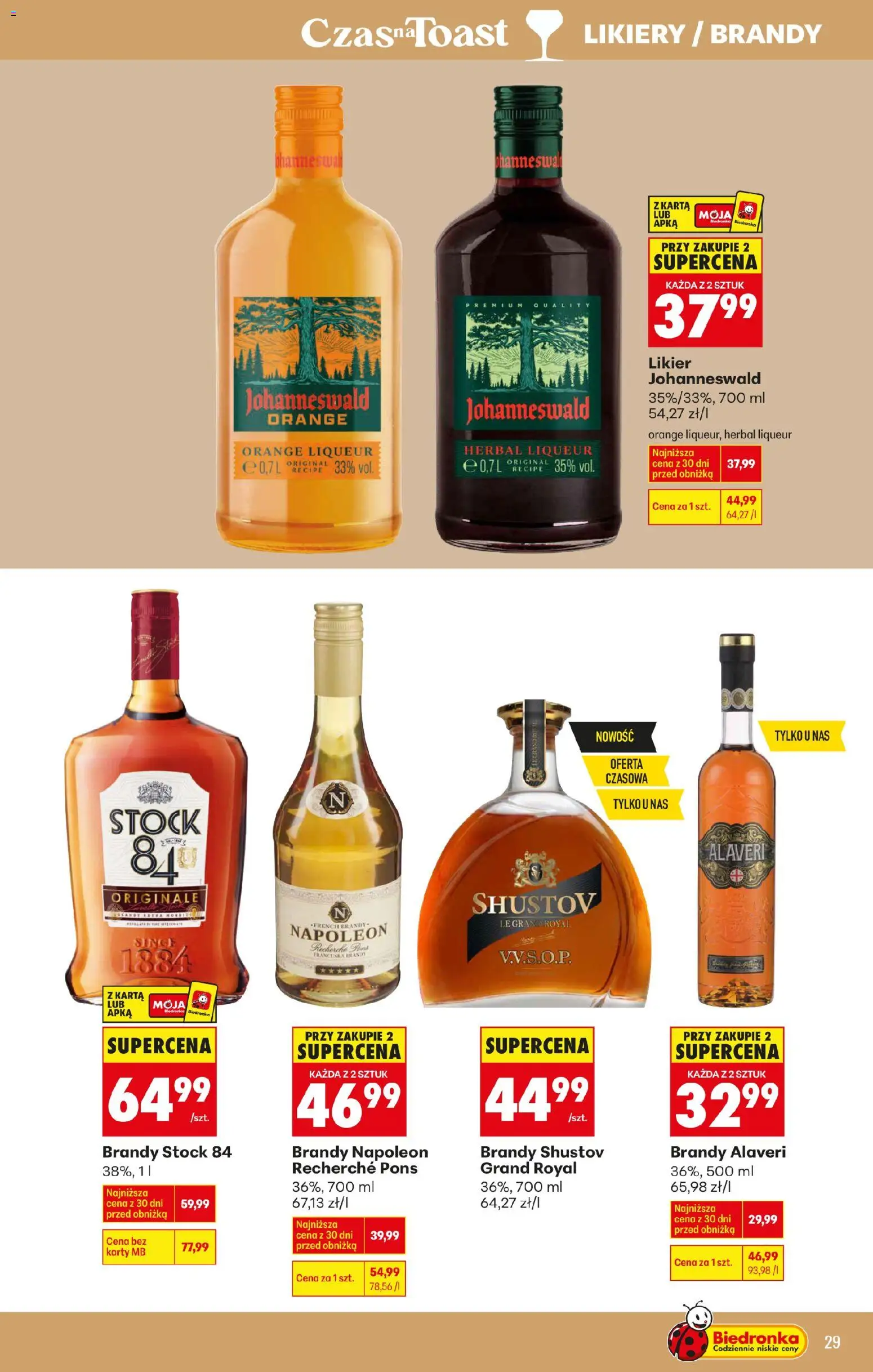 Biedronka gazetka - Czas na toast od 23.02.2026 | Strona: 33