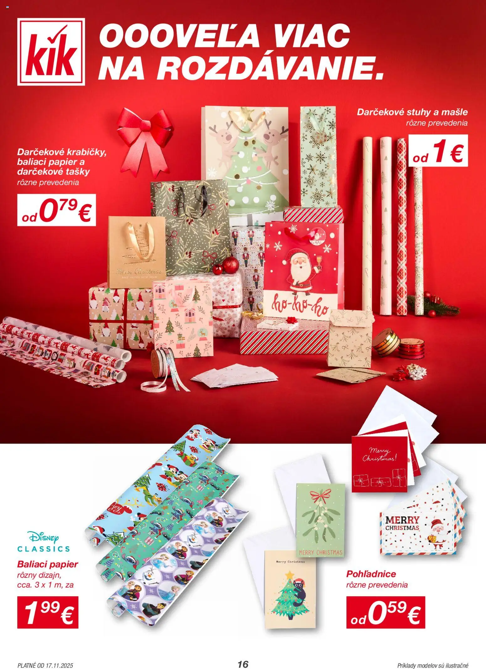 Nové Kik akcie – leták je platný od 17.11.2025 | Strana: 16