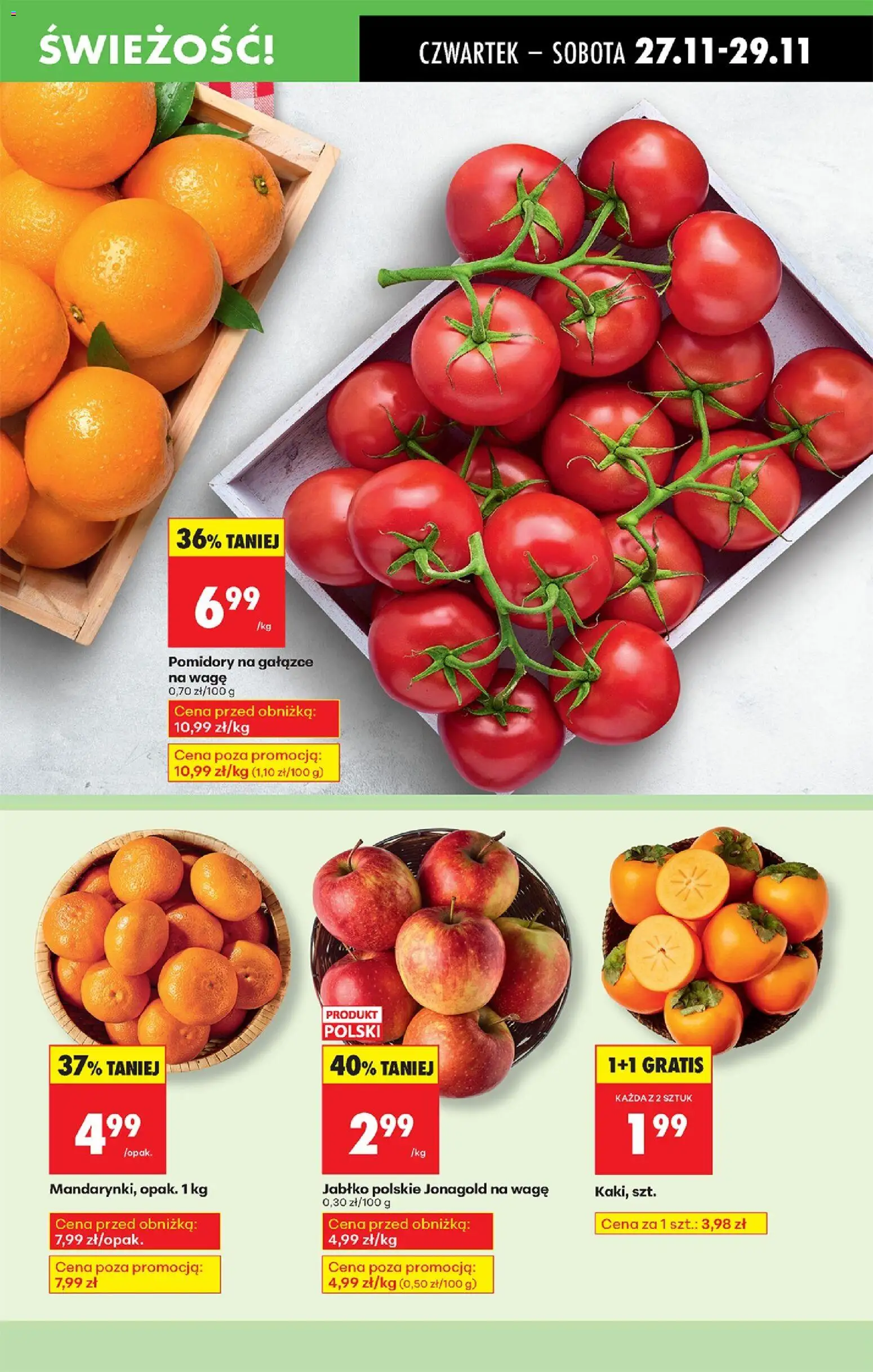 Biedronka Black Friday od 27.11.2025 | Strona: 19 | Produkty: Pomidory