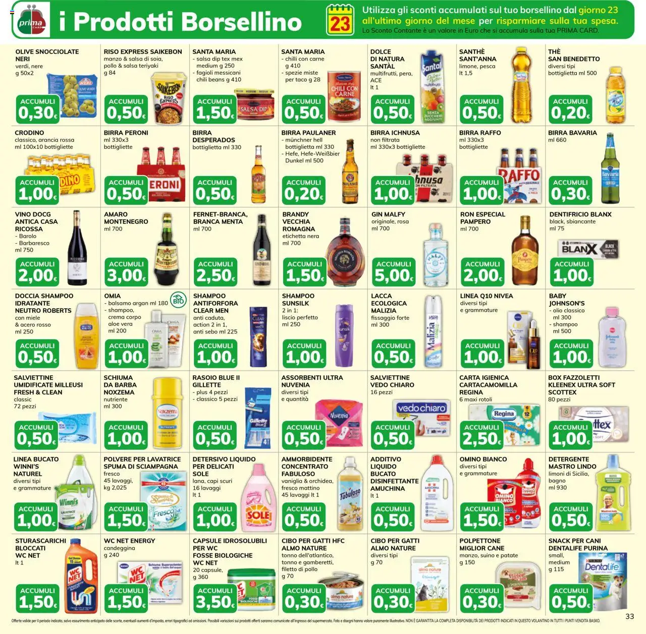 Volantino Basko del 14.10.2025 | Pagina: 33 | Prodotti: Crema, Fagioli, Pesca, Lavatrice