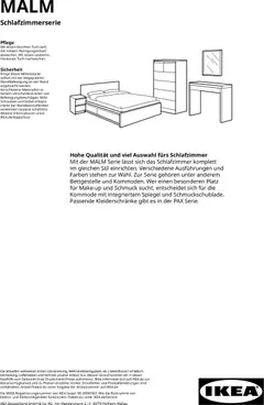 Ikea Schlafzimmerserie ab 02.01.2026 gültig