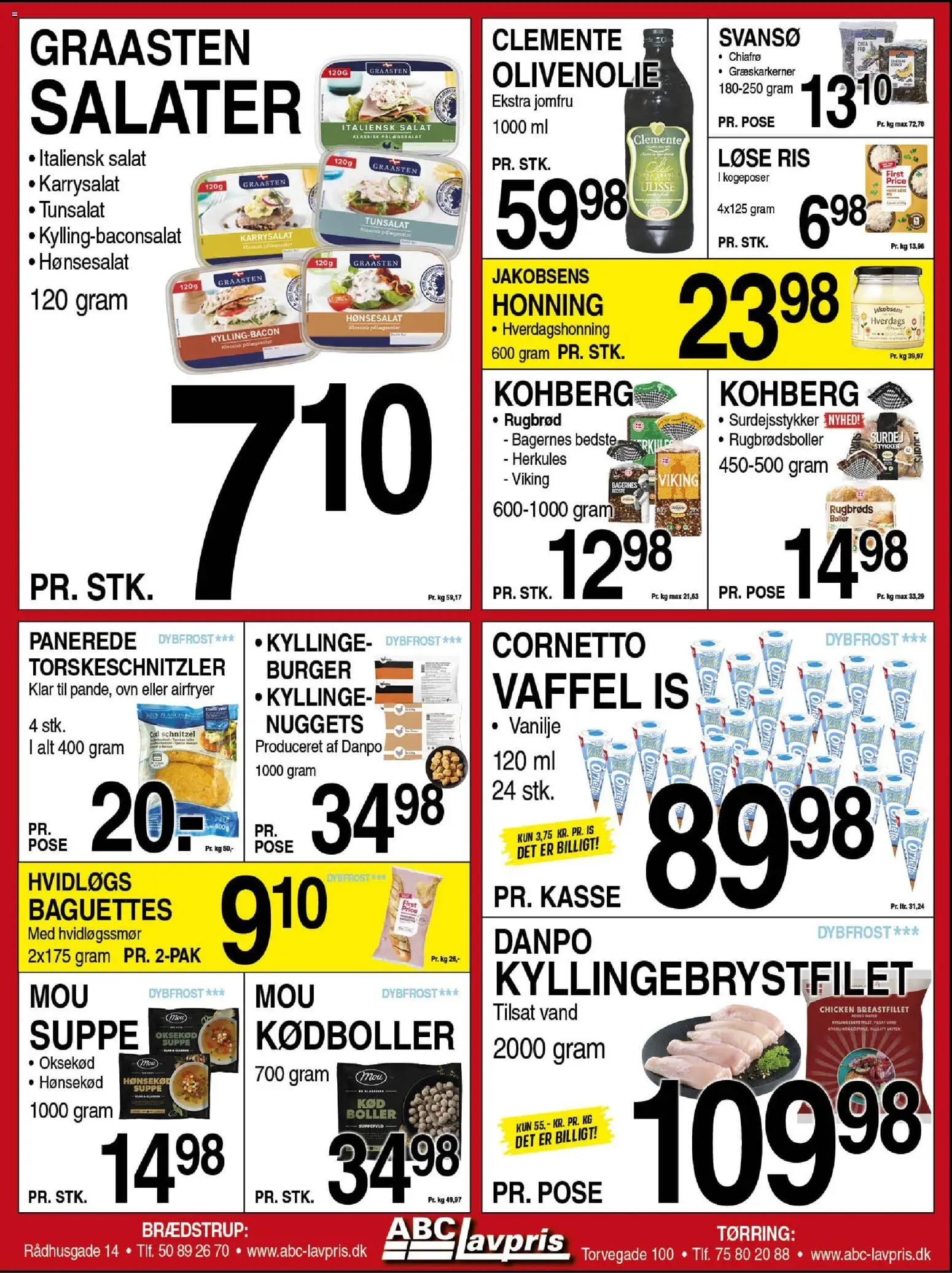 Abc Lavpris tilbudsavis – gyldig fra 22.10.2025 | Side: 5 | Produkter: Græskarkerner, Is, Rugbrød, Ovn