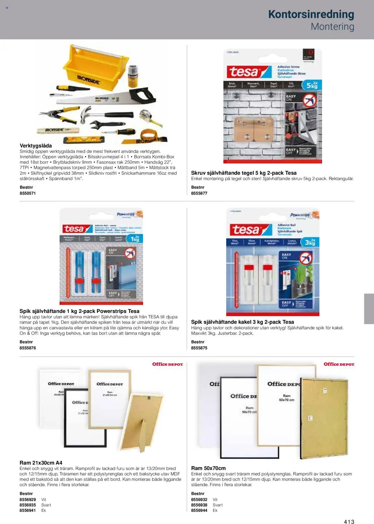 Office Depot reklamblad aktuell från 15.02.2024 | Sida: 415 | Produkter: Borr, Måttband