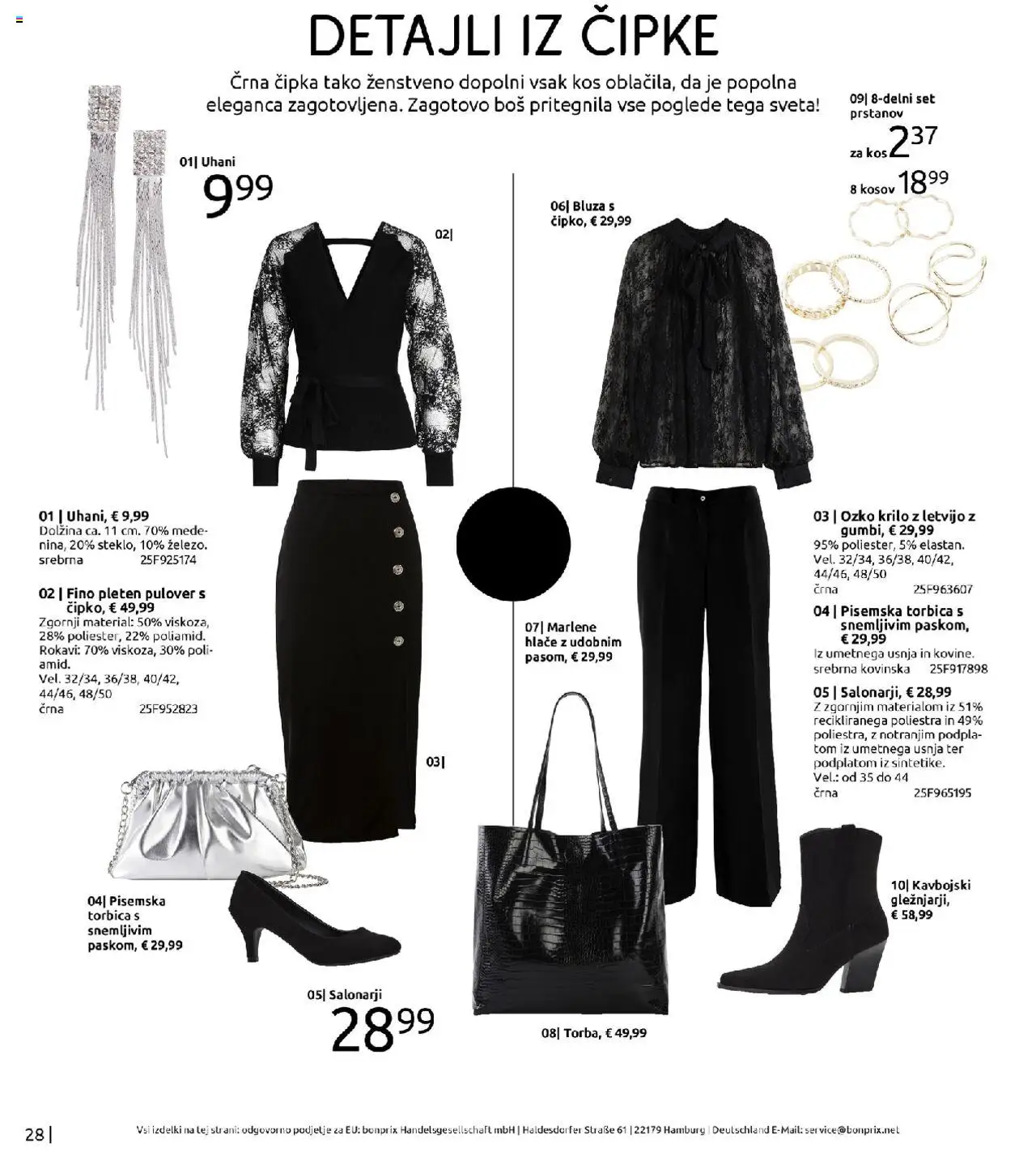 Bonprix katalog │ velja od 01.09.2025 | Stran: 28 | Izdelki: Krilo, Pulover, Hlace, Torbica