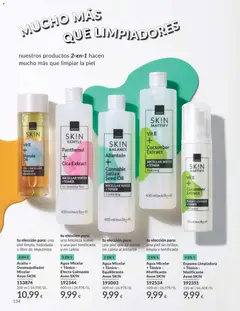 Vista previa Agua Micelar + Tónico - Efecto Calmante Avon SKIN, Una limpieza suave y una piel tonificada y en calma válido desde el 01.11.2025 | Página: 134