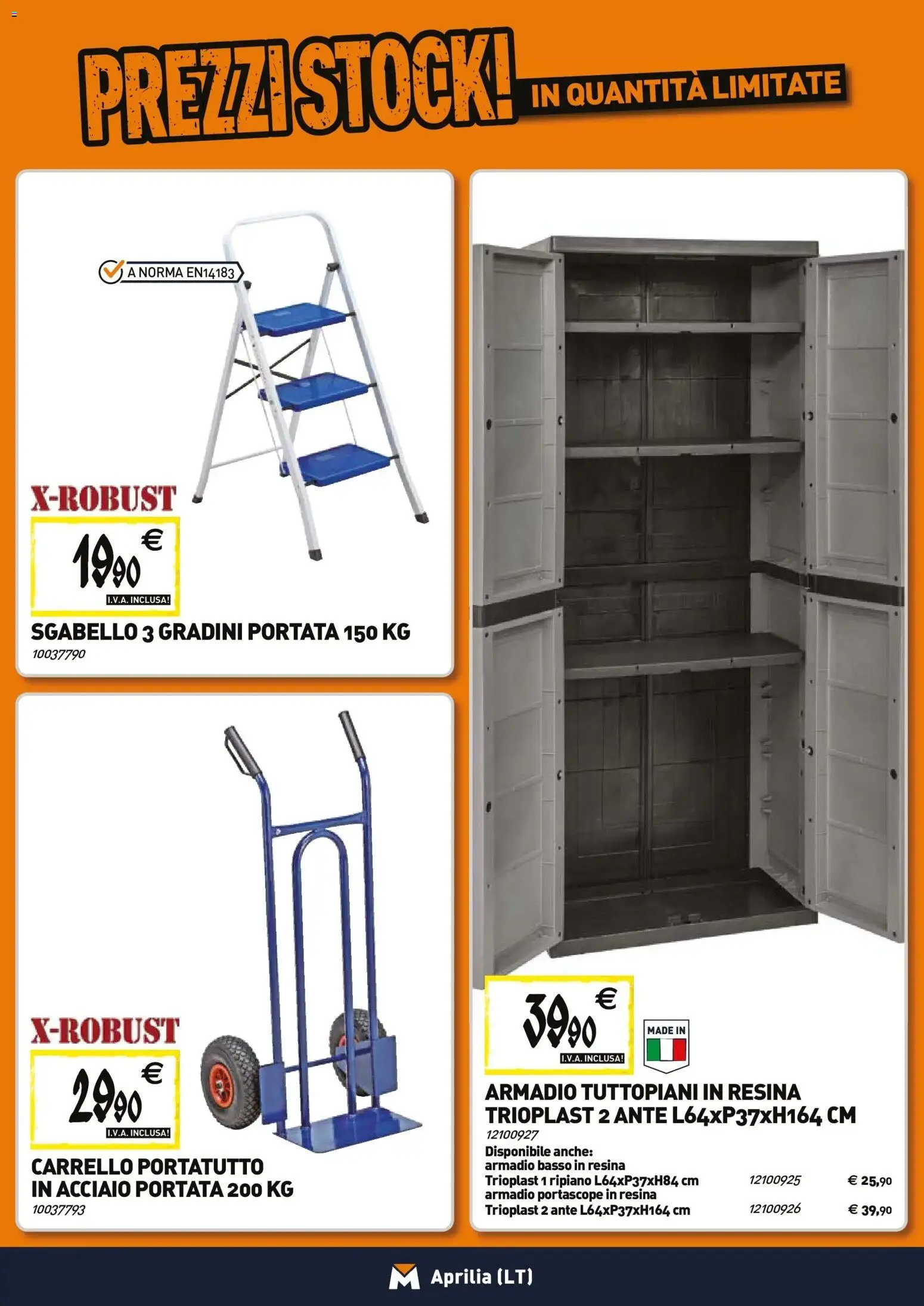 Volantino TECNOMAT del 27.11.2025 | Pagina: 22 | Prodotti: Ripiano, Carrello, Sgabello, Armadio