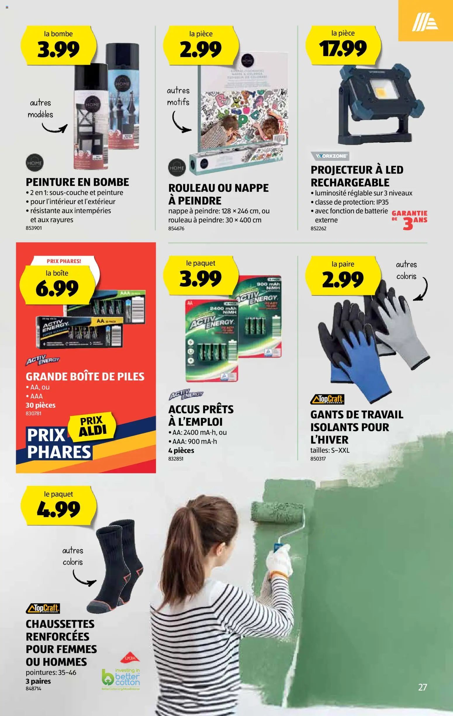 Aldi Aktionen FR – gültig ab 08.01.2026 | Seite: 28 | Produkte: Batterie, Top